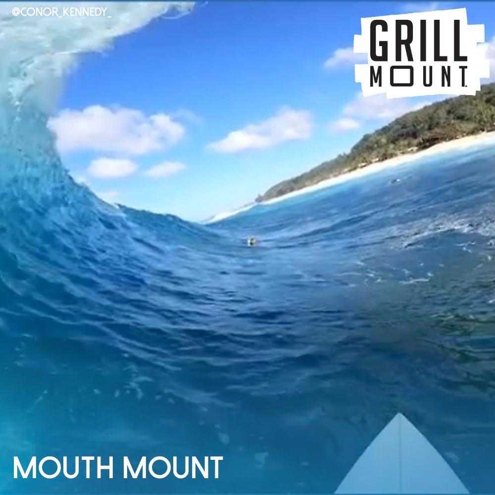 Soporte de Boca Pro Standard Grill para Cámaras GoPro - Negro