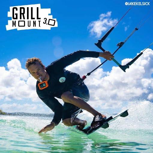 Soporte de Boca Pro Standard Grill para Cámaras GoPro - Negro