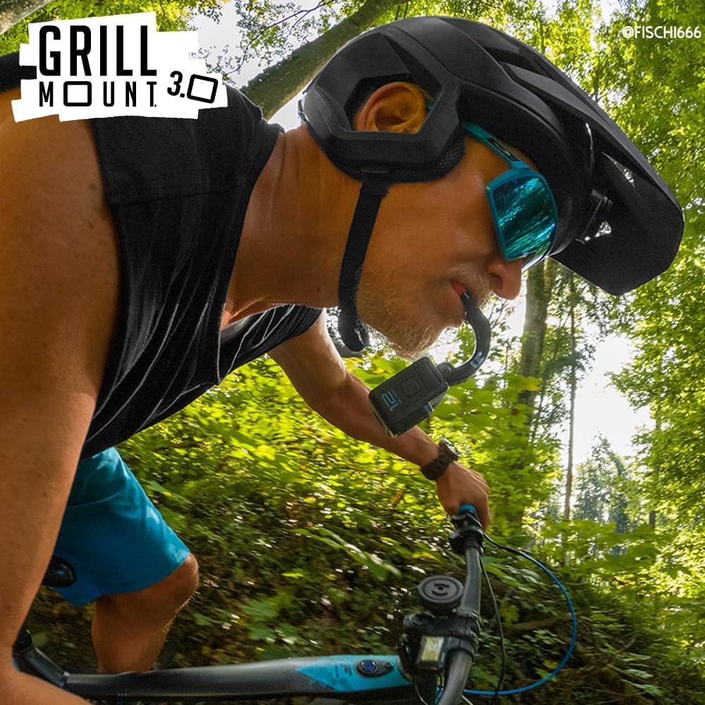 Soporte de Boca Pro Standard Grill para Cámaras GoPro - Negro