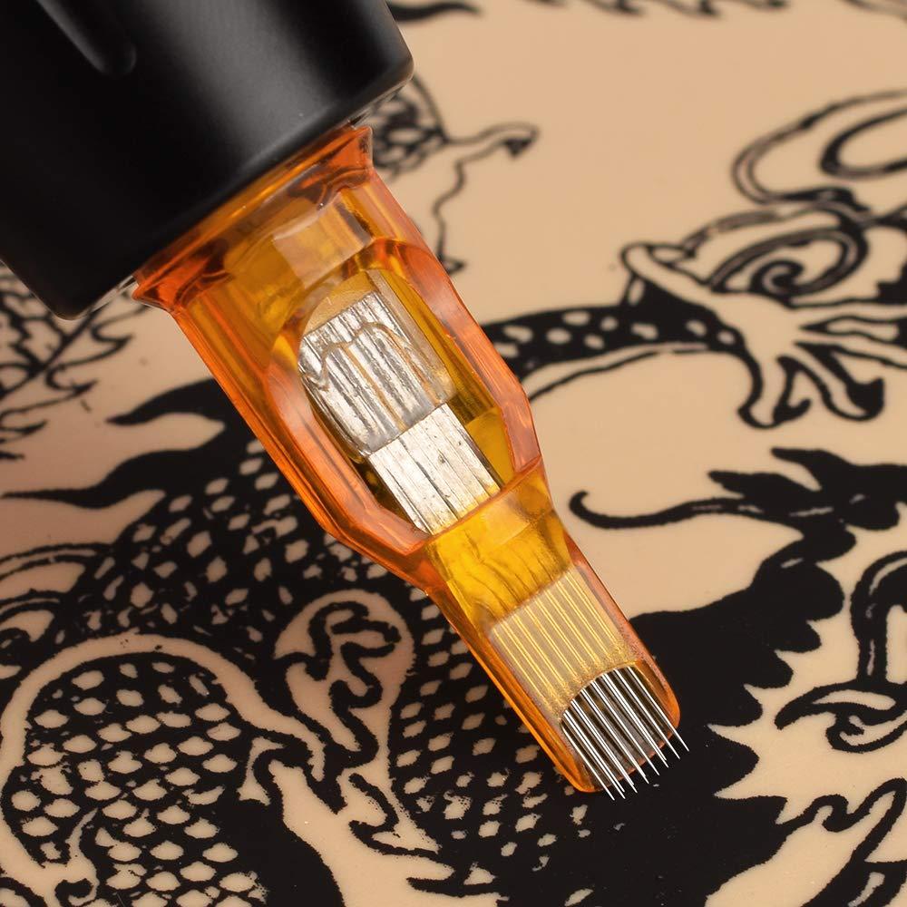 Agujas de Cartucho para Tatuaje ATOMUS 15RM 10pcs Desechables