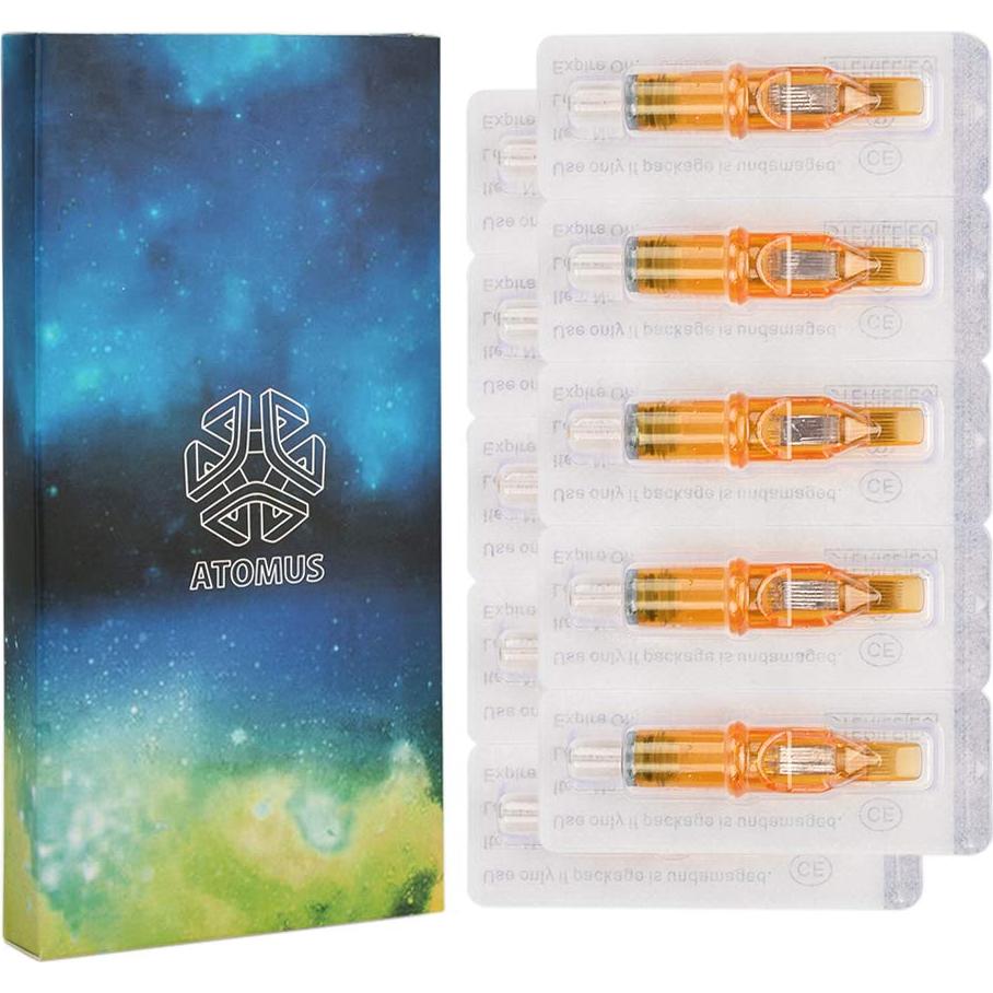 Agujas de Cartucho para Tatuaje ATOMUS 15RM 10pcs Desechables