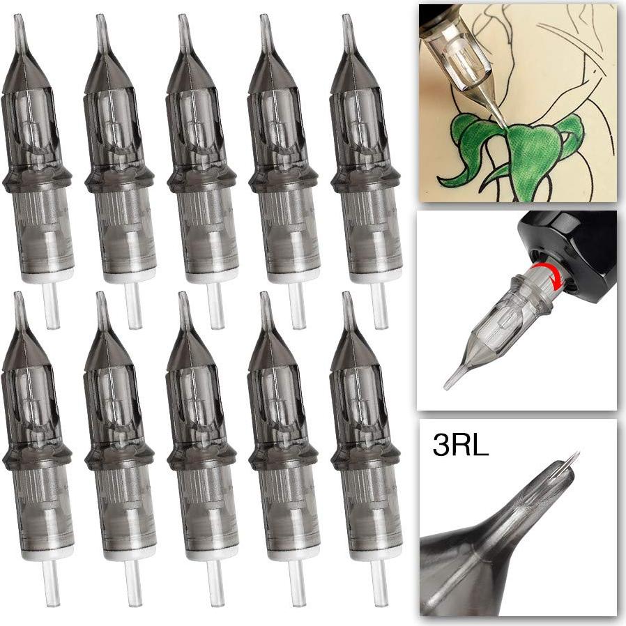 Agujas de Cartucho para Tatuaje ATOMUS 20pcs 3RL Desechables