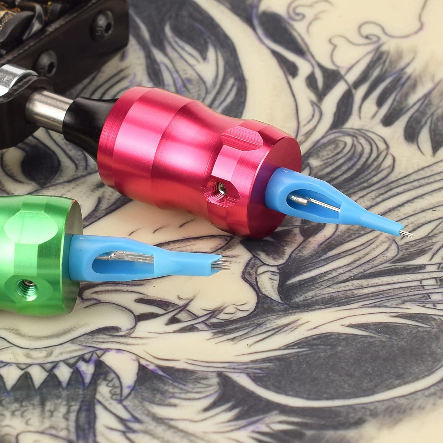 50 Agujas de Tatuaje Mixtas JimKing - 3RL, 5RL, 7RL, 9RL, 3RS, 5RS, 7RS, 9RS, 5F, 7F