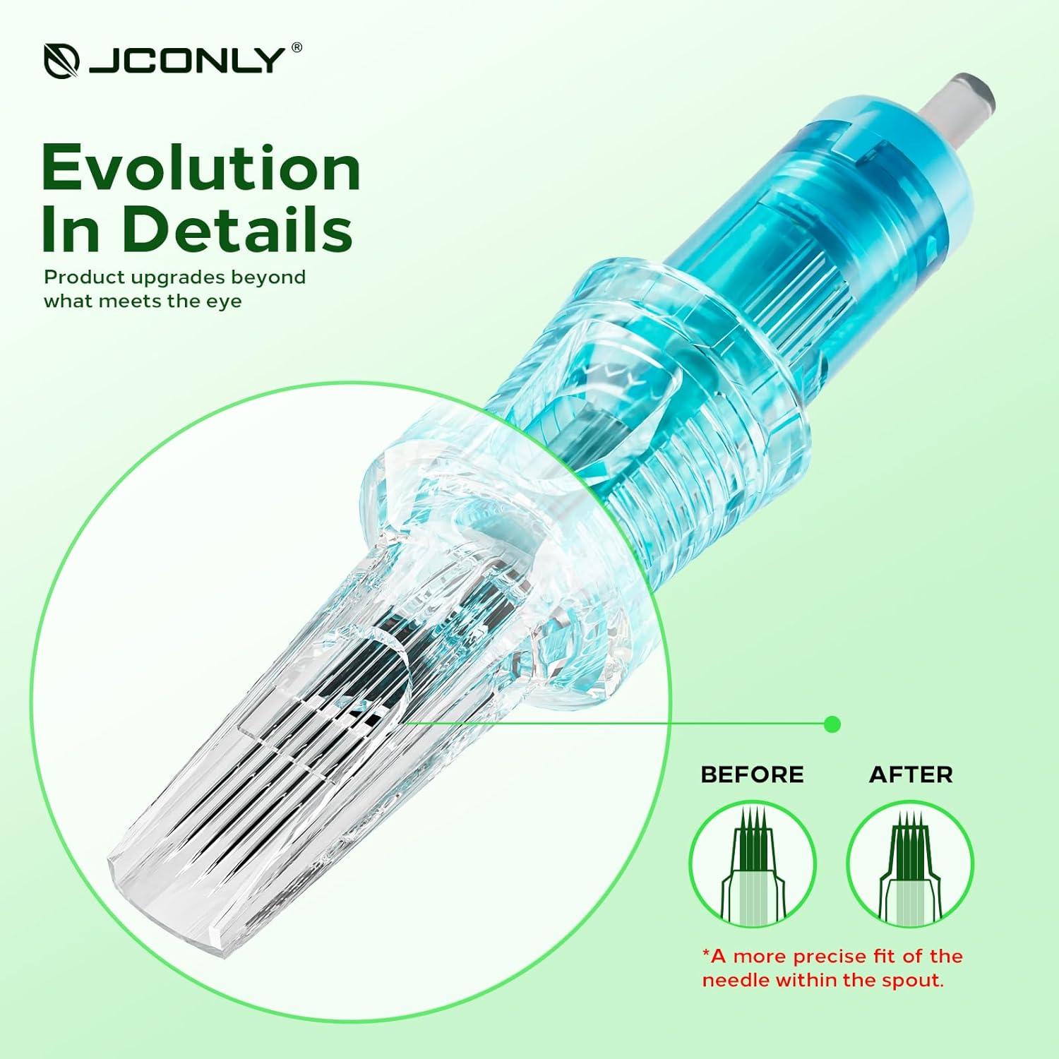 Agujas de Cartucho de Tatuaje Rayyl 1005RLL Liner Redondo 20Pcs