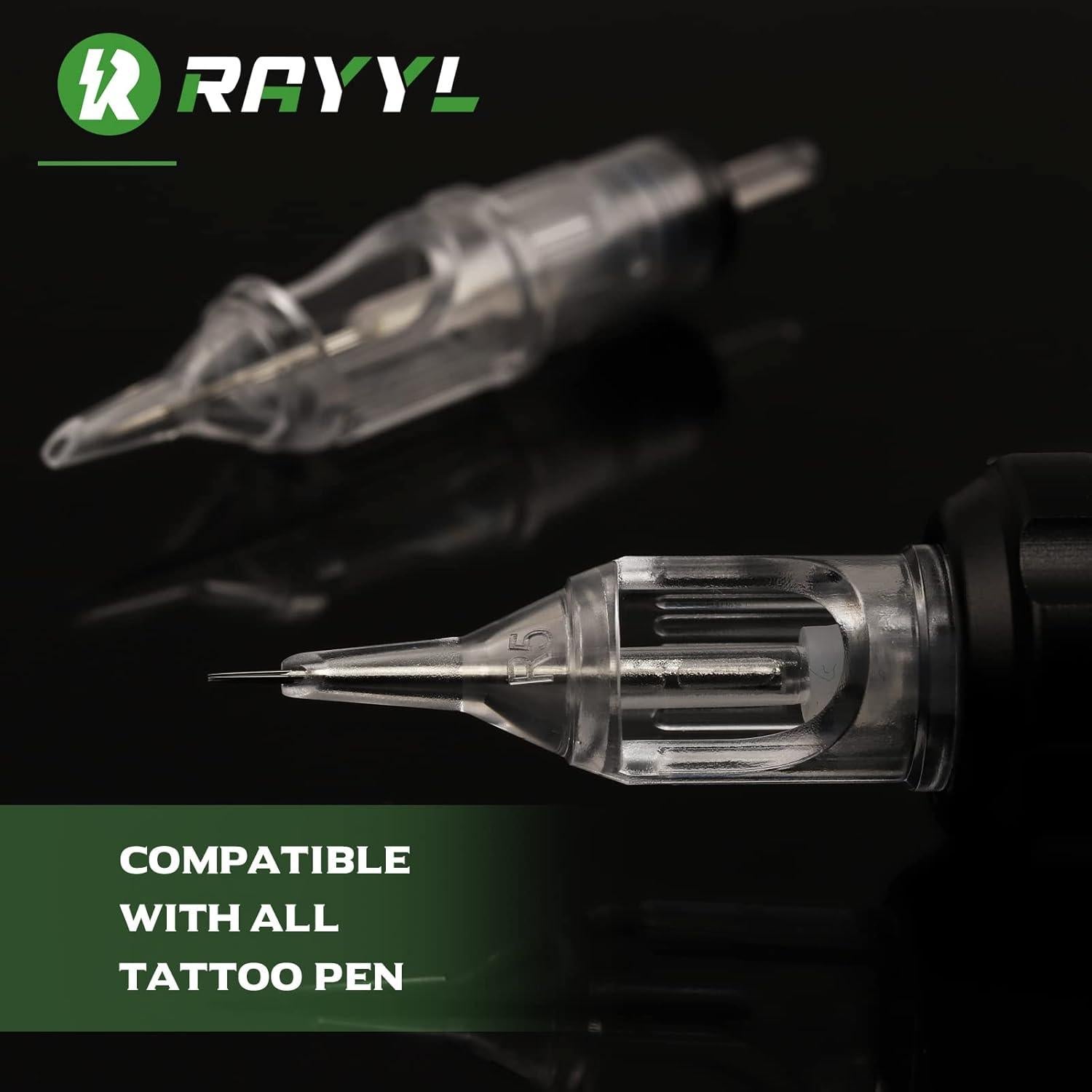 Agujas de Cartucho para Tatuaje Rayyl 1003RL - 20 Piezas