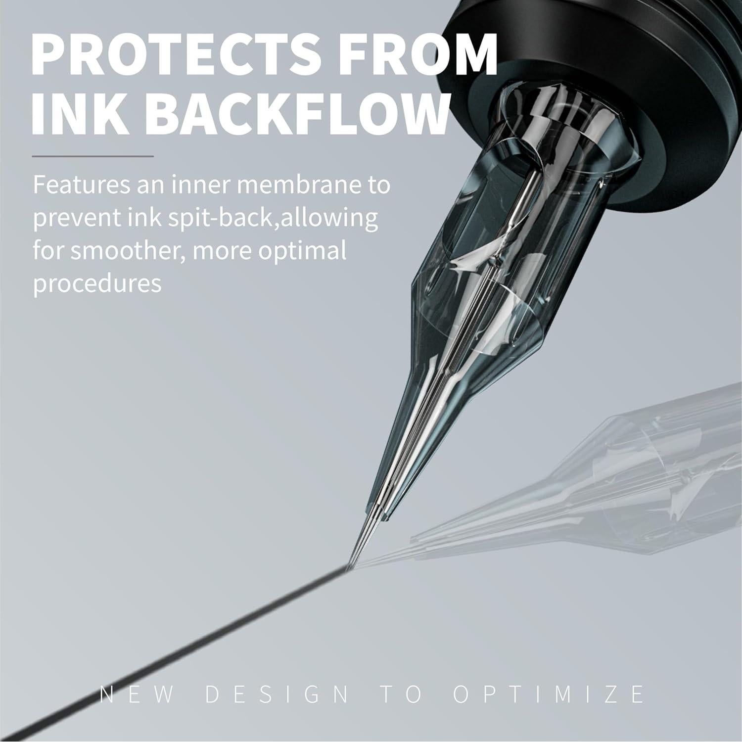 Agujas de Tatuaje Desechables Neebol 20pcs #12 Sombreado Redondo