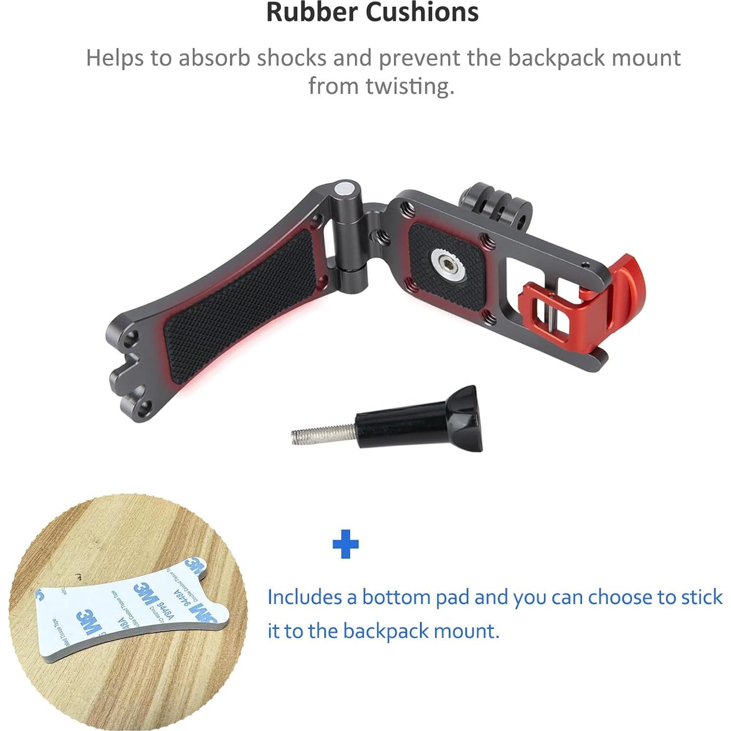 Soporte de Correa de Mochila NICEYRIG para GoPro Hero 11/10/9/8/7