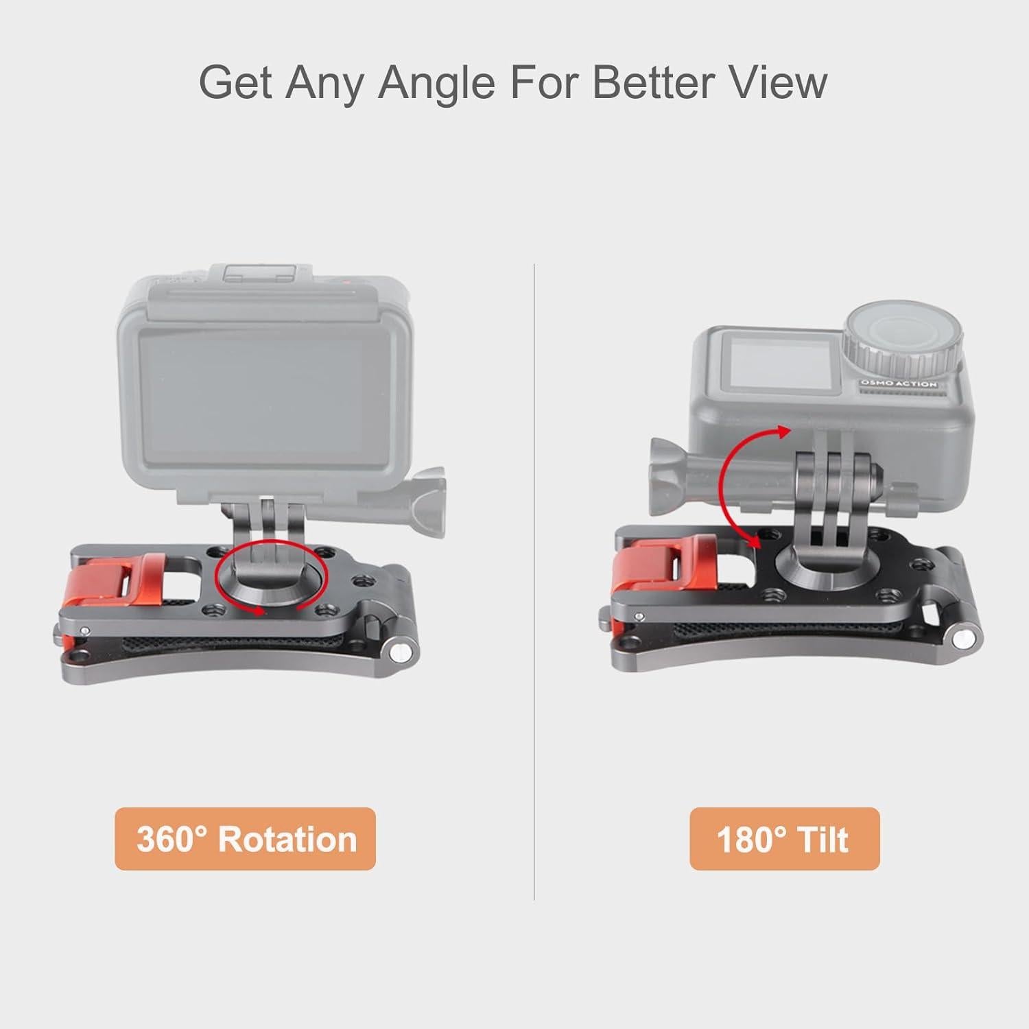 Soporte de Correa de Mochila NICEYRIG para GoPro Hero 11/10/9/8/7