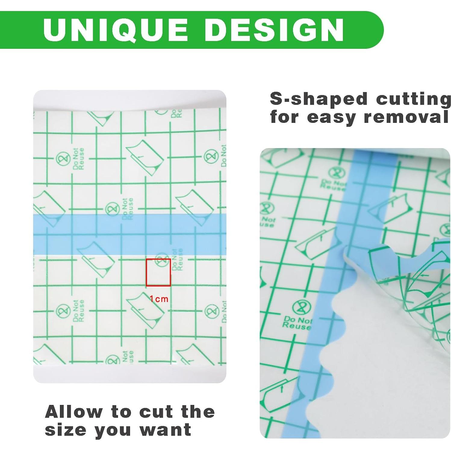 3 Rollos Vendaje Cuidado Tatuajes Jconly Impermeable 5.08-15.24cm