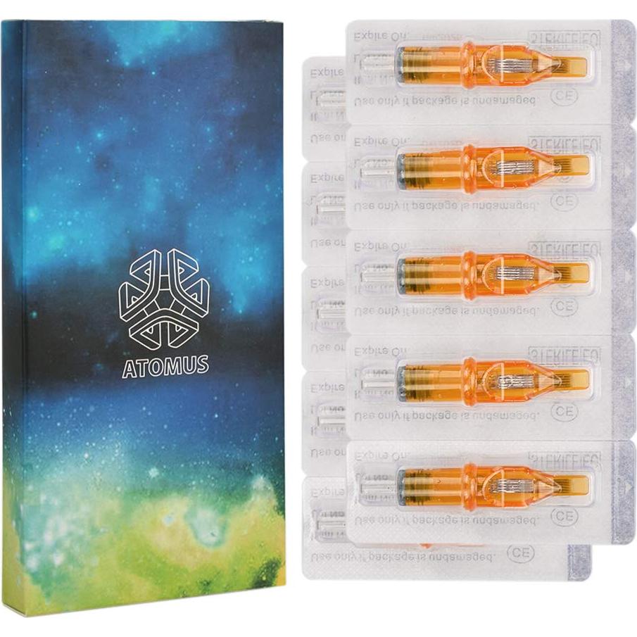 Agujas de Cartucho para Tatuaje ATOMUS 10pcs 11M1 Desechables