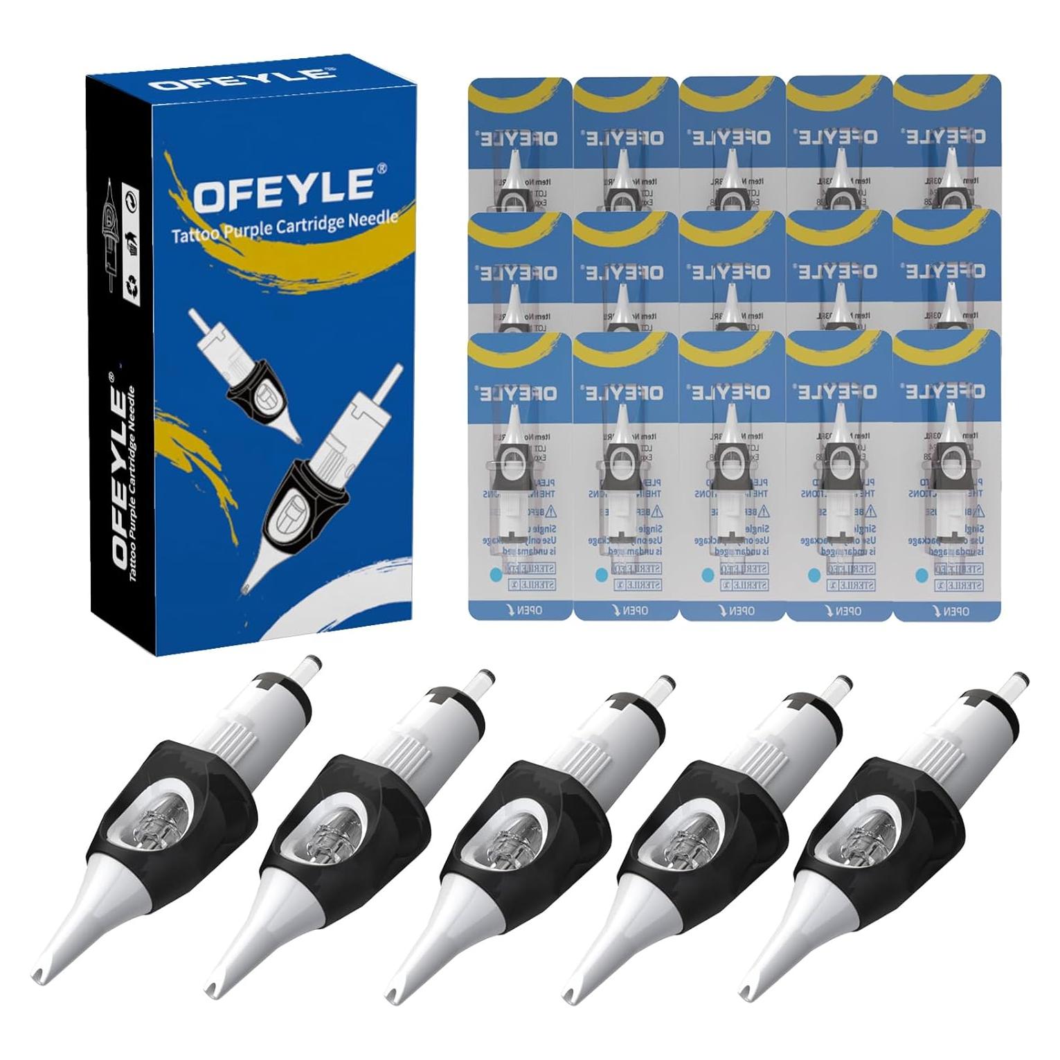 Cartuchos de Agujas de Tatuaje OFEYLE 20pcs 14RL Sombreado