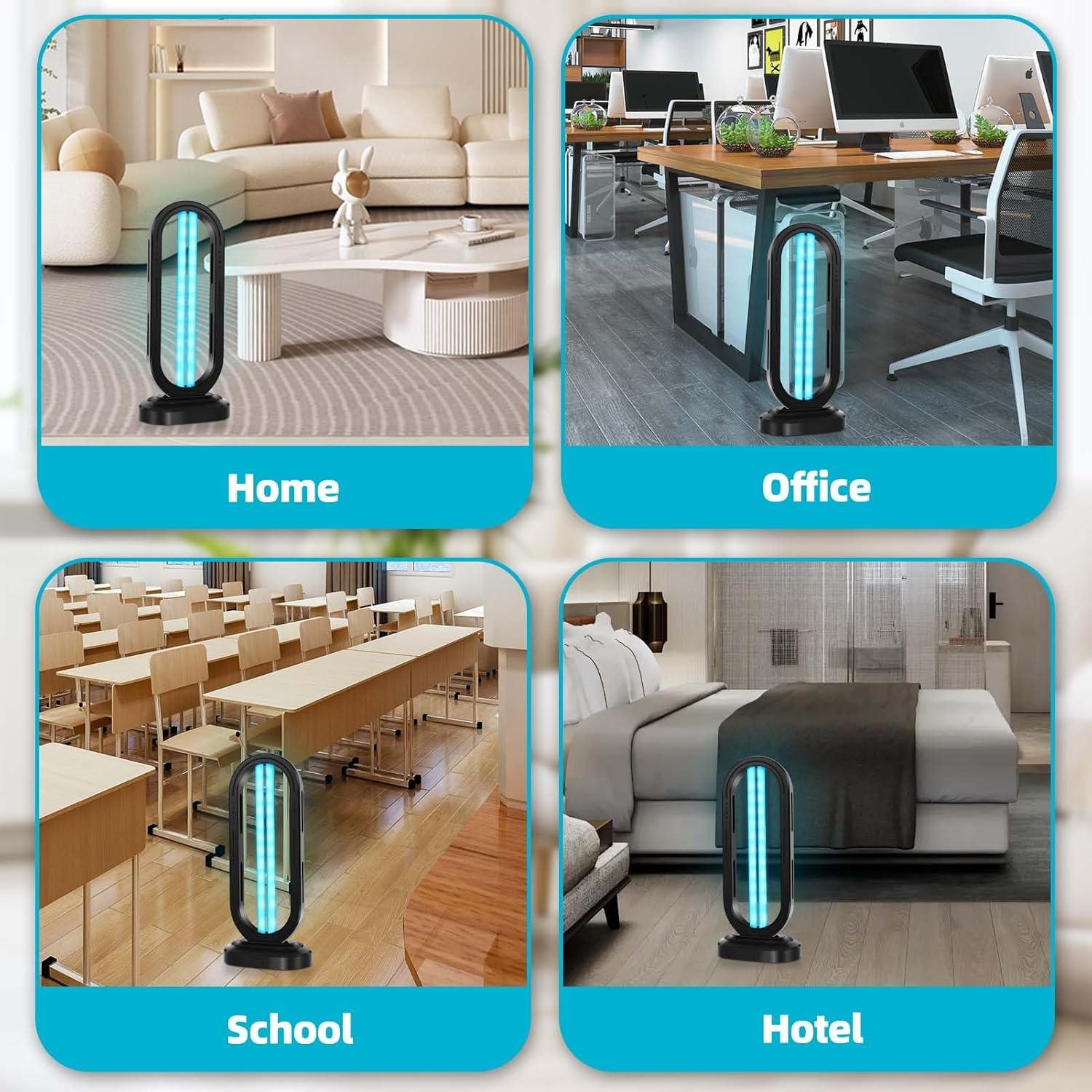 Desinfectante de Luz UV Feefir YG-02 con Control Remoto y Temporizador