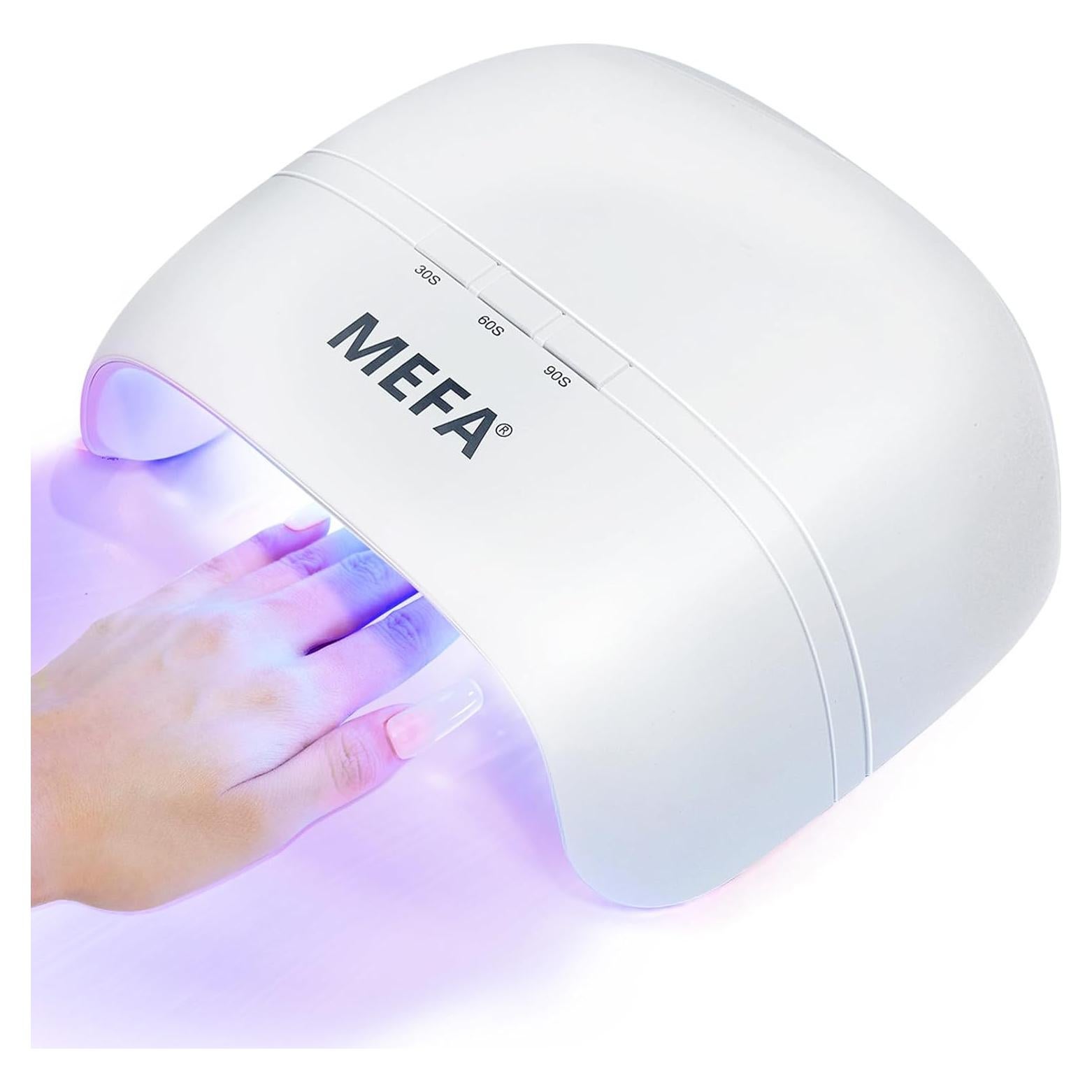 Lámpara UV Portátil MEFA 72W con 3 Temporizadores para Uñas