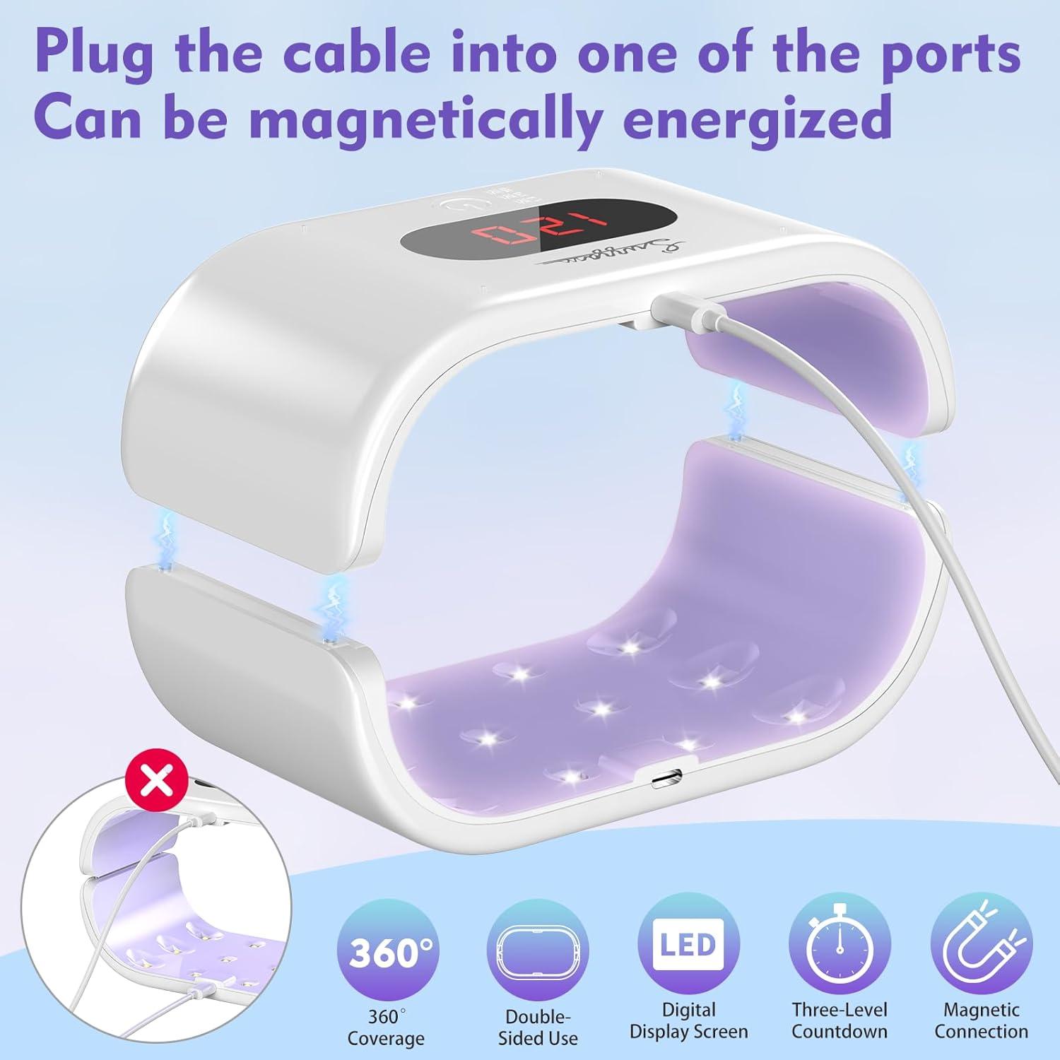 Luz UV para Resina Suzzam 36W Doble Cara 360° Pantalla Digital