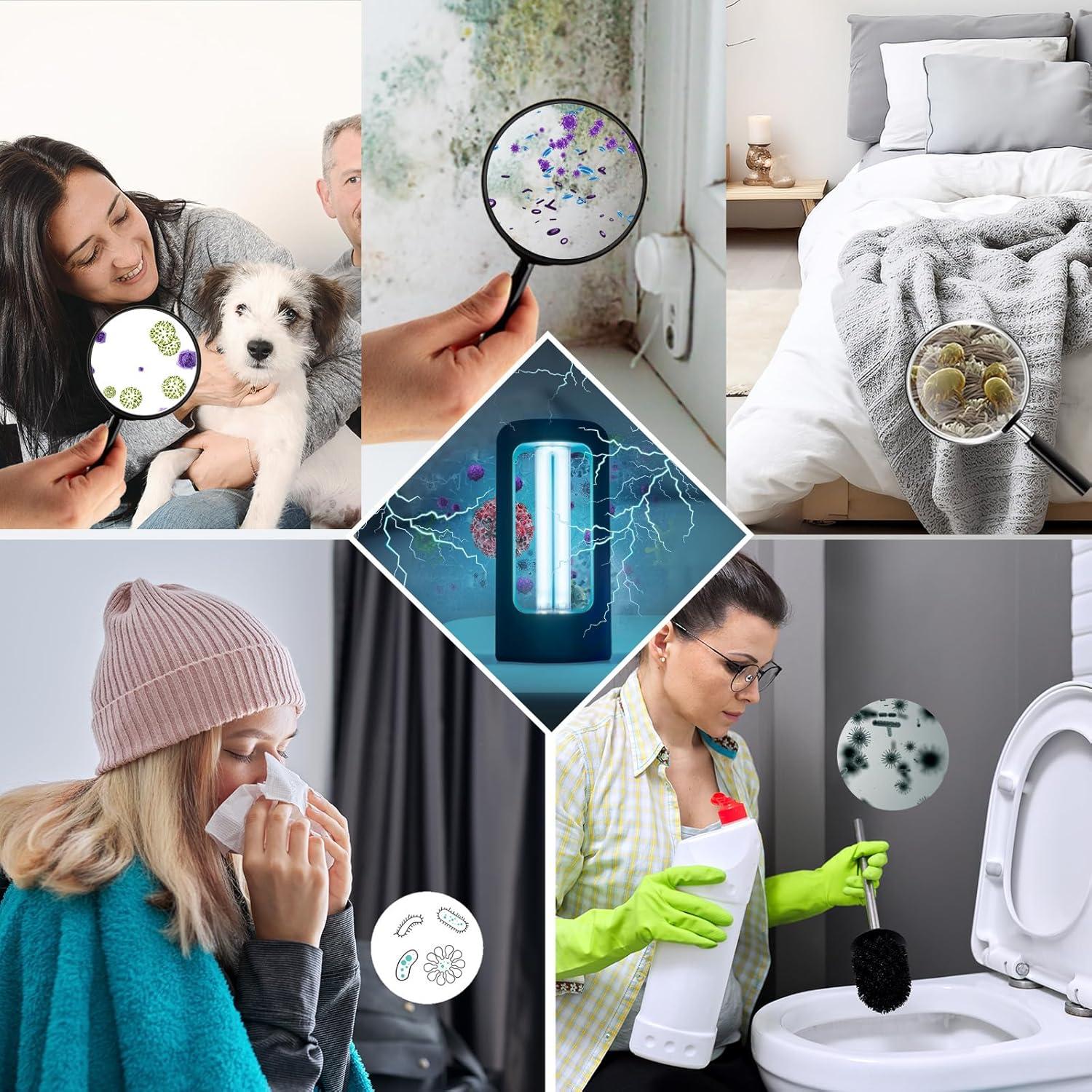 Lámpara Desinfectante UV SANSI 27W Control Remoto 99.9% Eficiencia