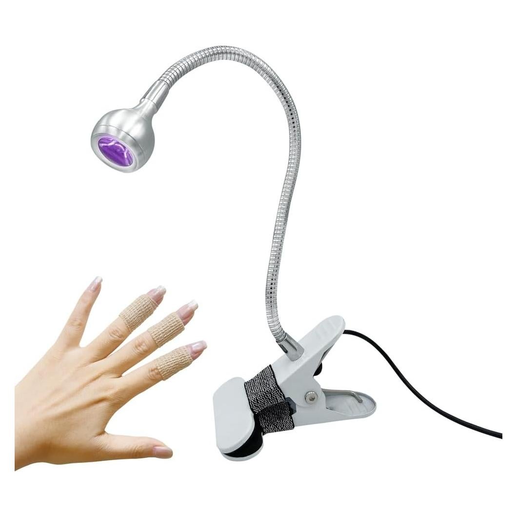 Lámpara UV Gooseneck 10" para Gel x Uñas - 5V USB