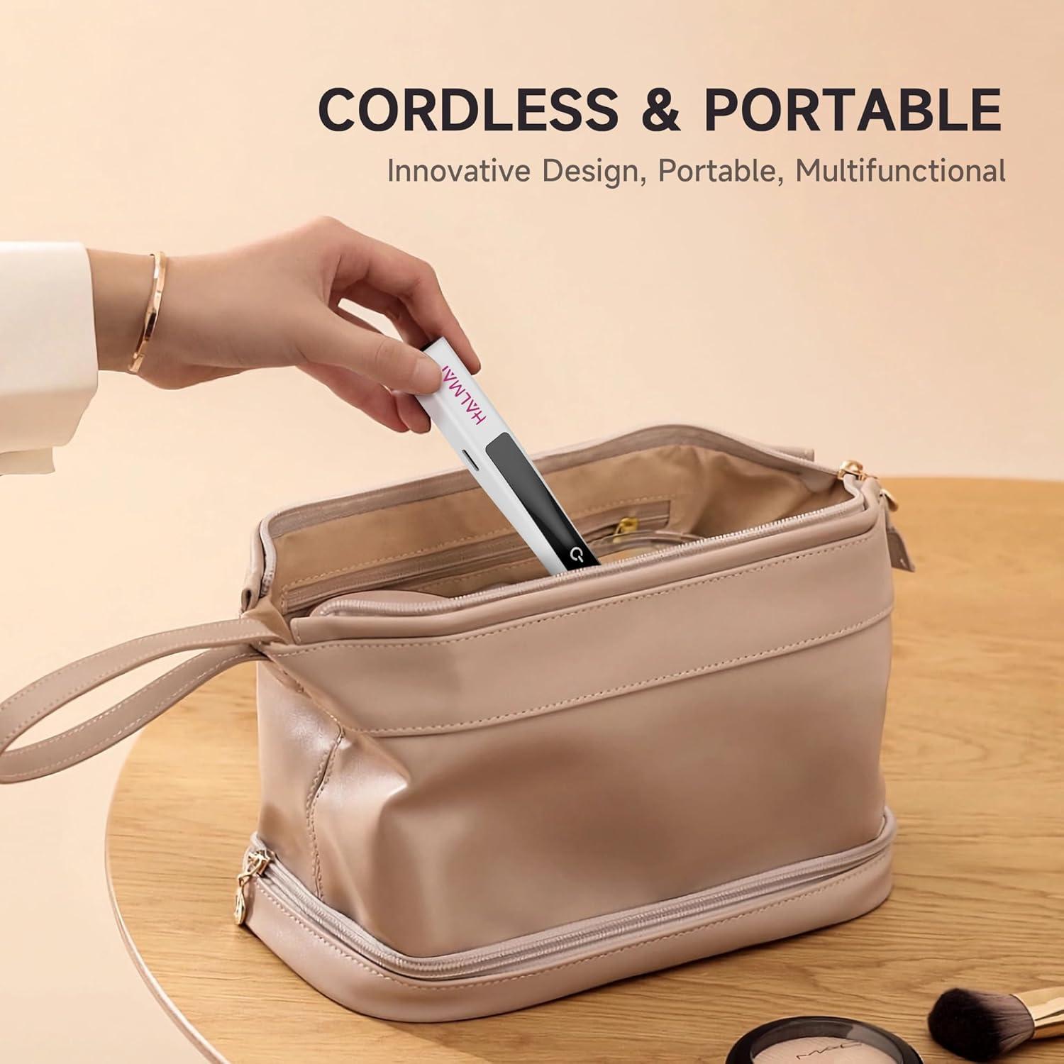 Lámpara UV portátil halmai para uñas con curado rápido 20/60s