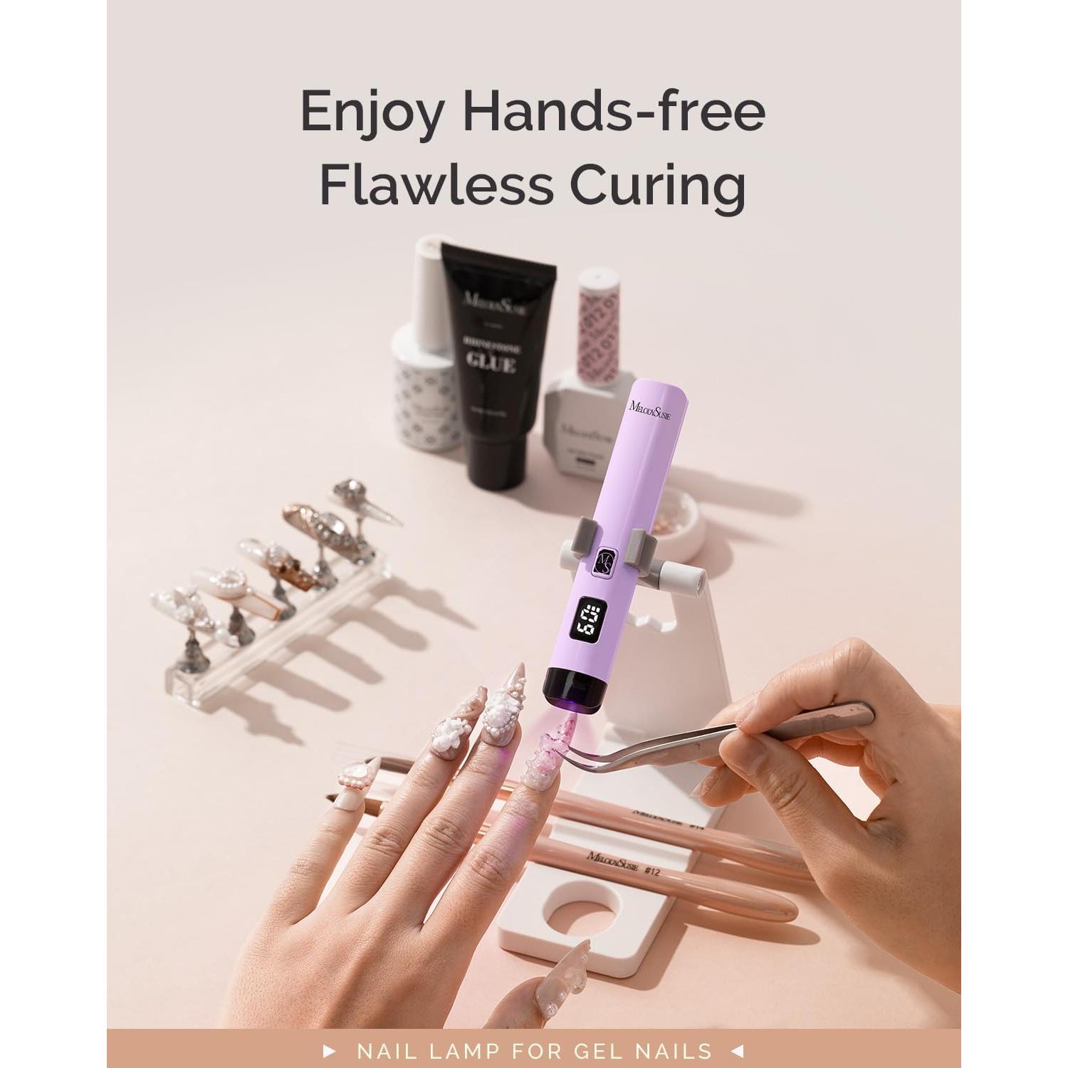 Lámpara UV de Mano MelodySusie Art01R Inalámbrica Morado