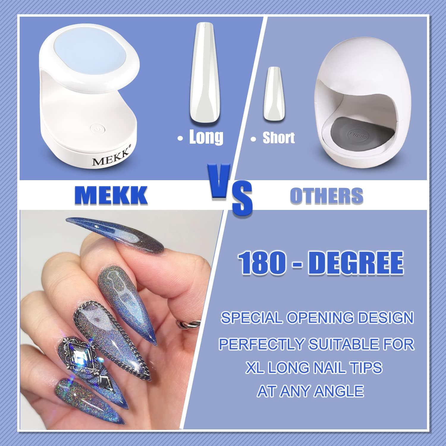 Lámpara UV LED MEKK 16W para Uñas de Gel - Azul