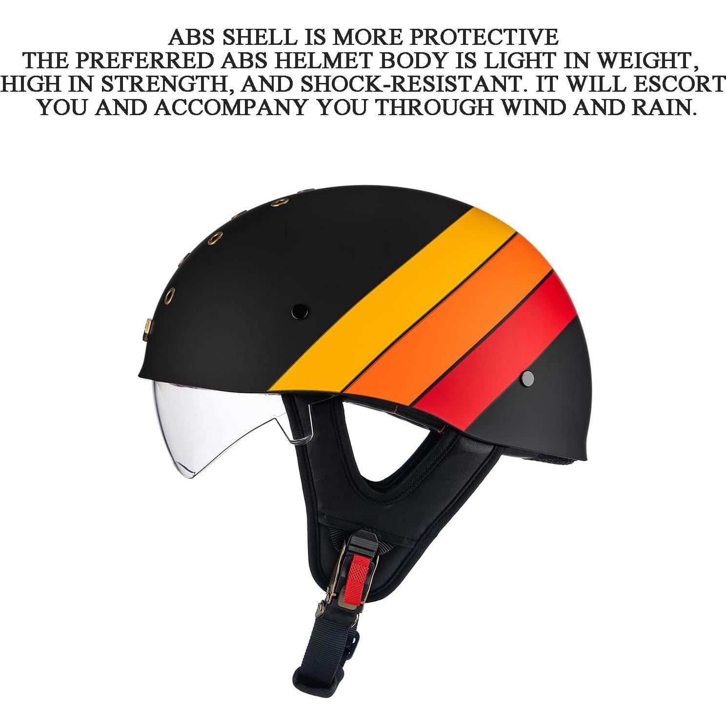 Casco Jet MDXDKJ Unisex ABS ECE DOT 57-64 cm