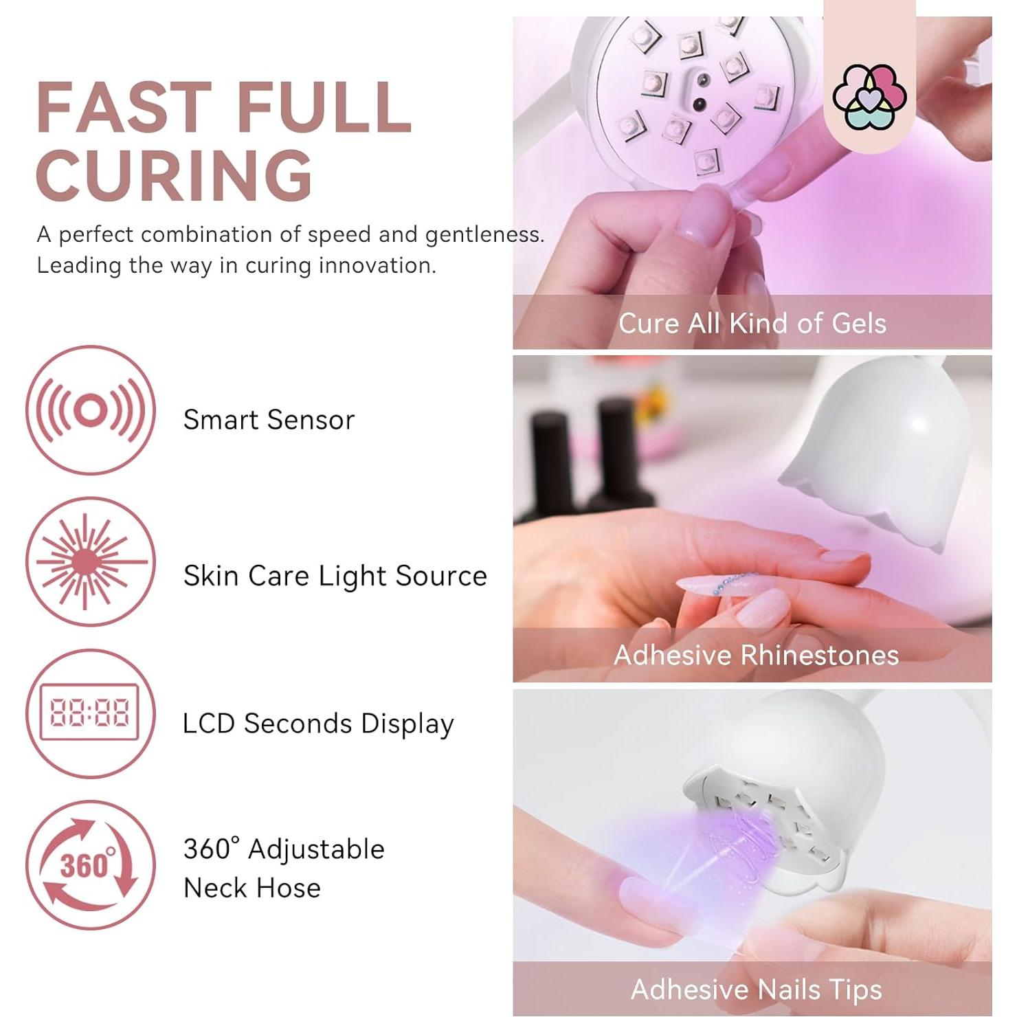 Lámpara de Uñas Inalámbrica SAVILAND 30W LED Recargable