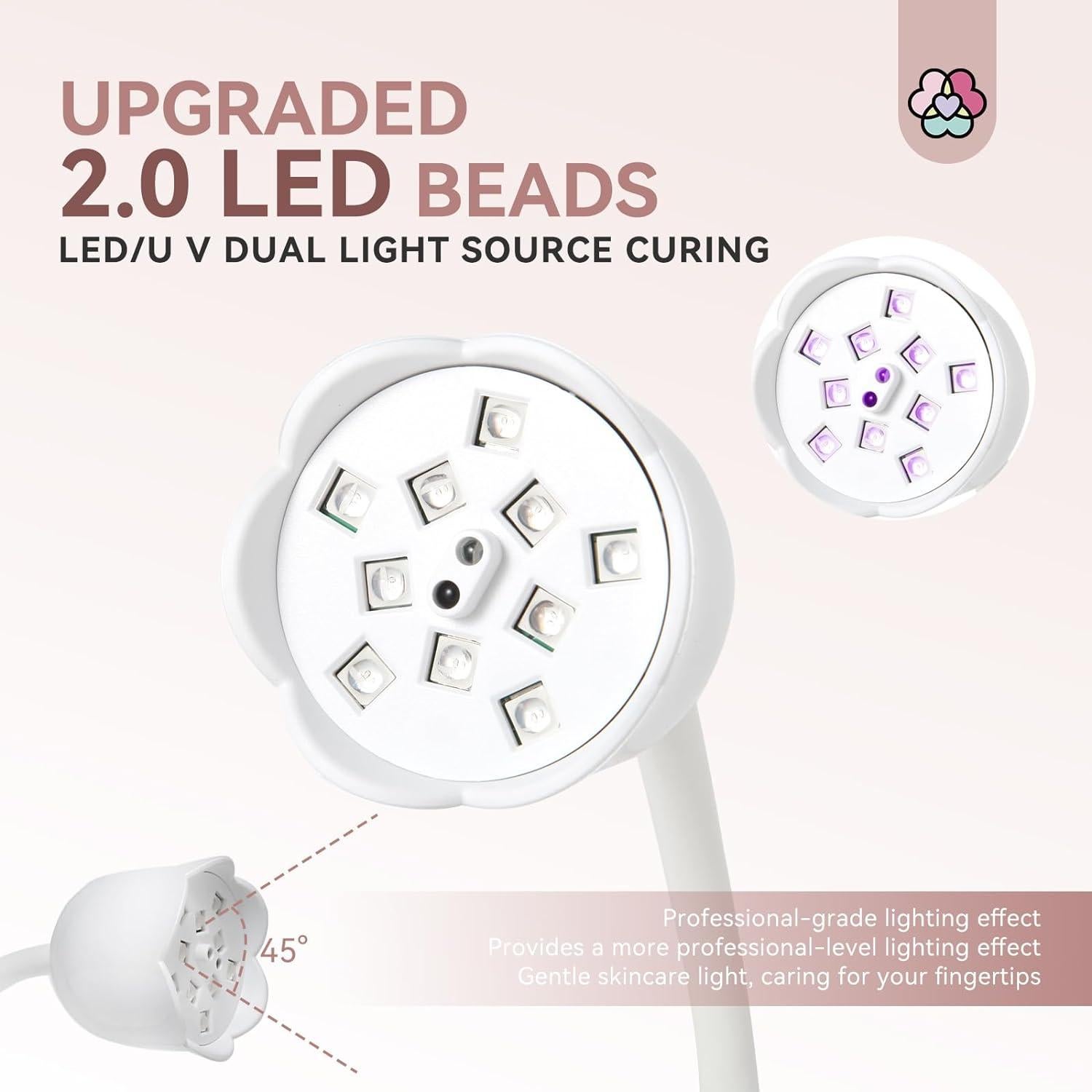 Lámpara de Uñas Inalámbrica SAVILAND 30W LED Recargable