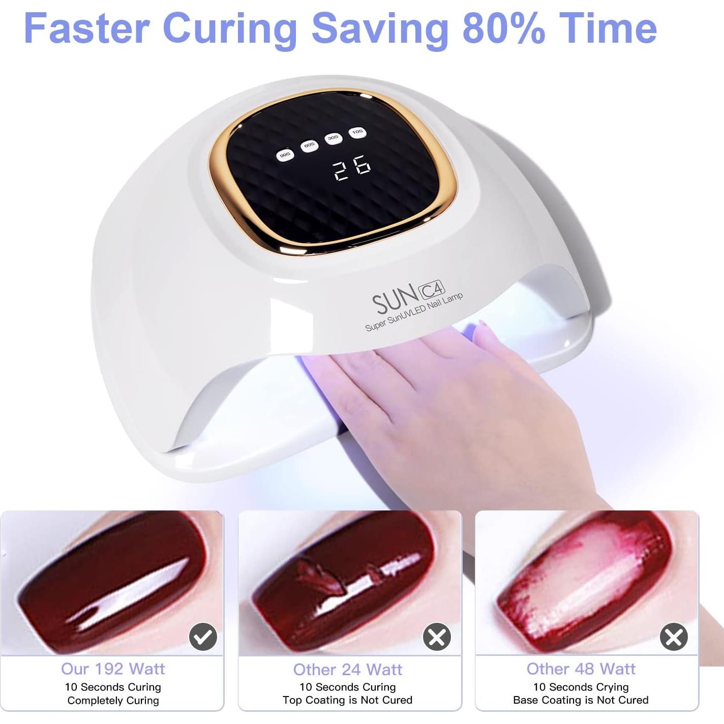 Lámpara de Uñas UV LED Mirage Layon SUNC1 22.9x21.2cm