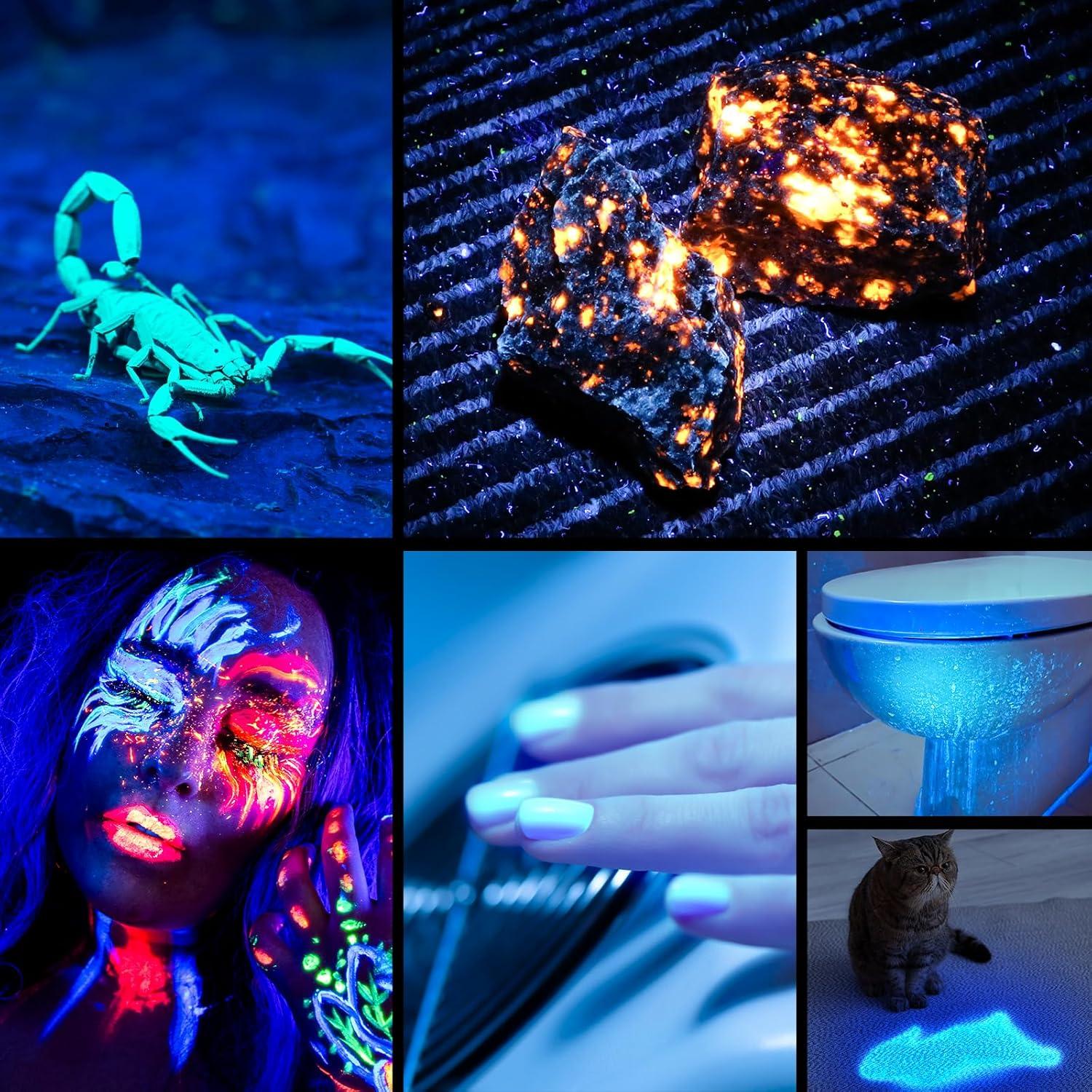 Linterna UV Consciot U20 Recargable 365nm para Detección de Manchas