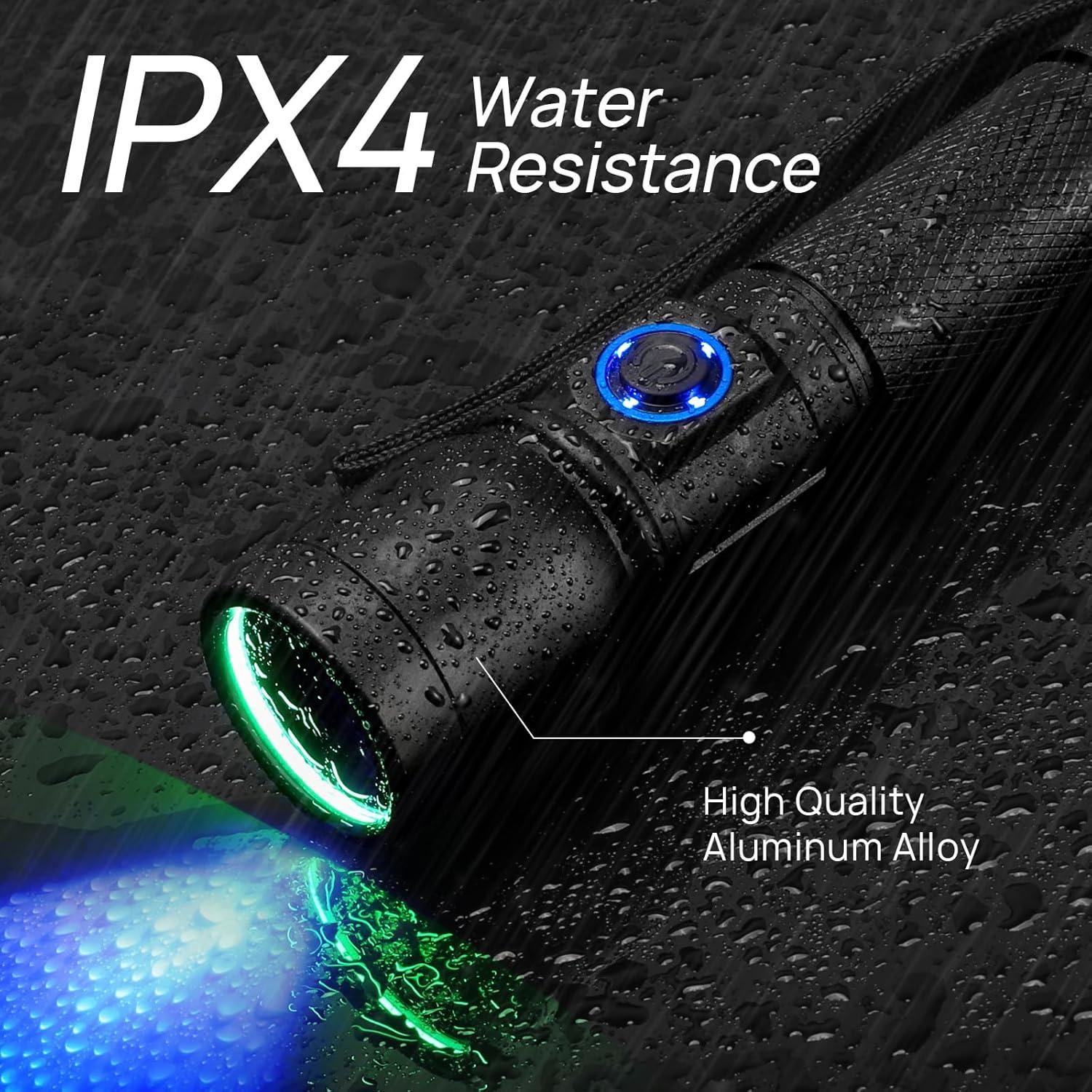 Linterna UV Consciot U20 Recargable 365nm para Detección de Manchas