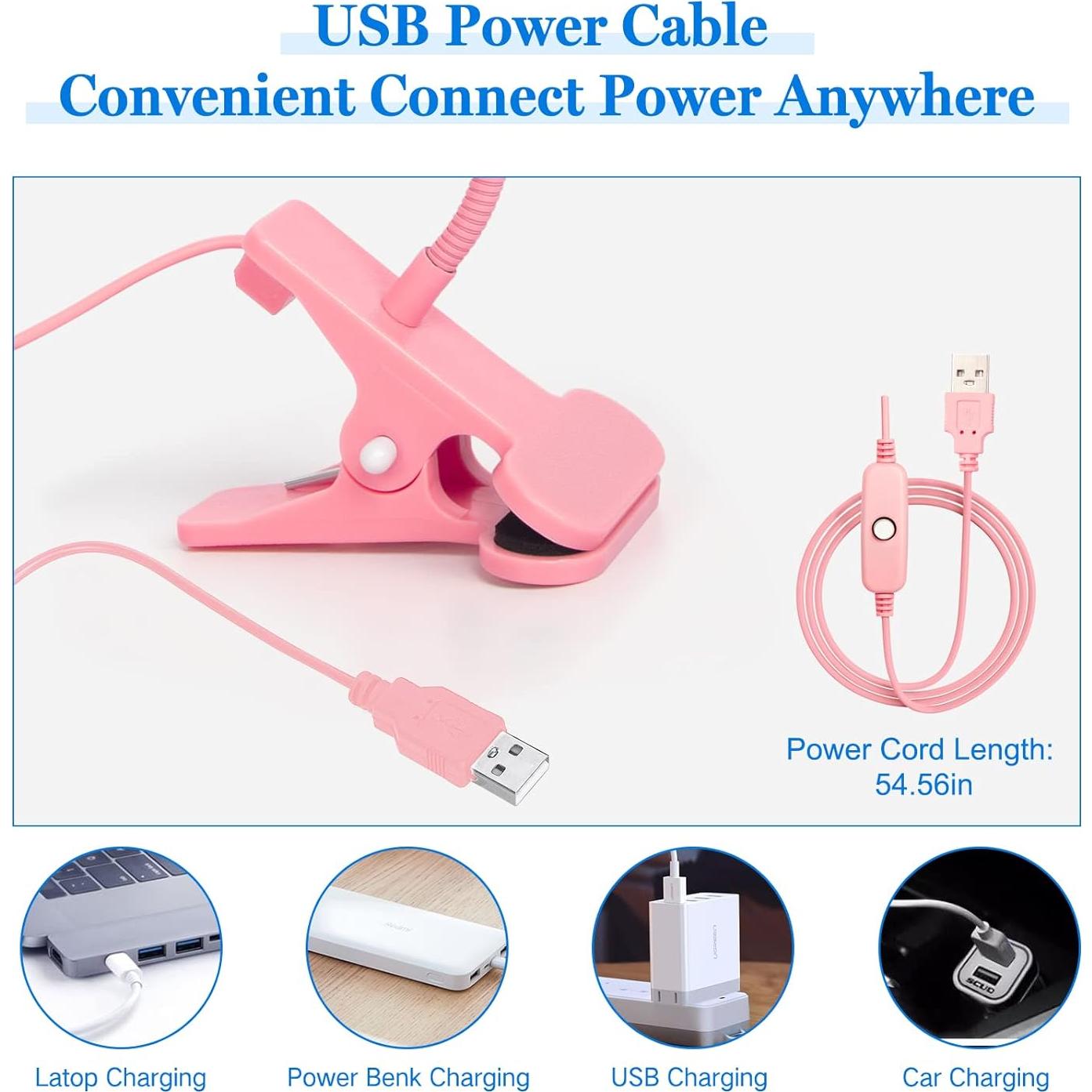 Lámpara de Uñas UV LED Krofaue MJD 3W 140cm 4 Niveles Ajustables