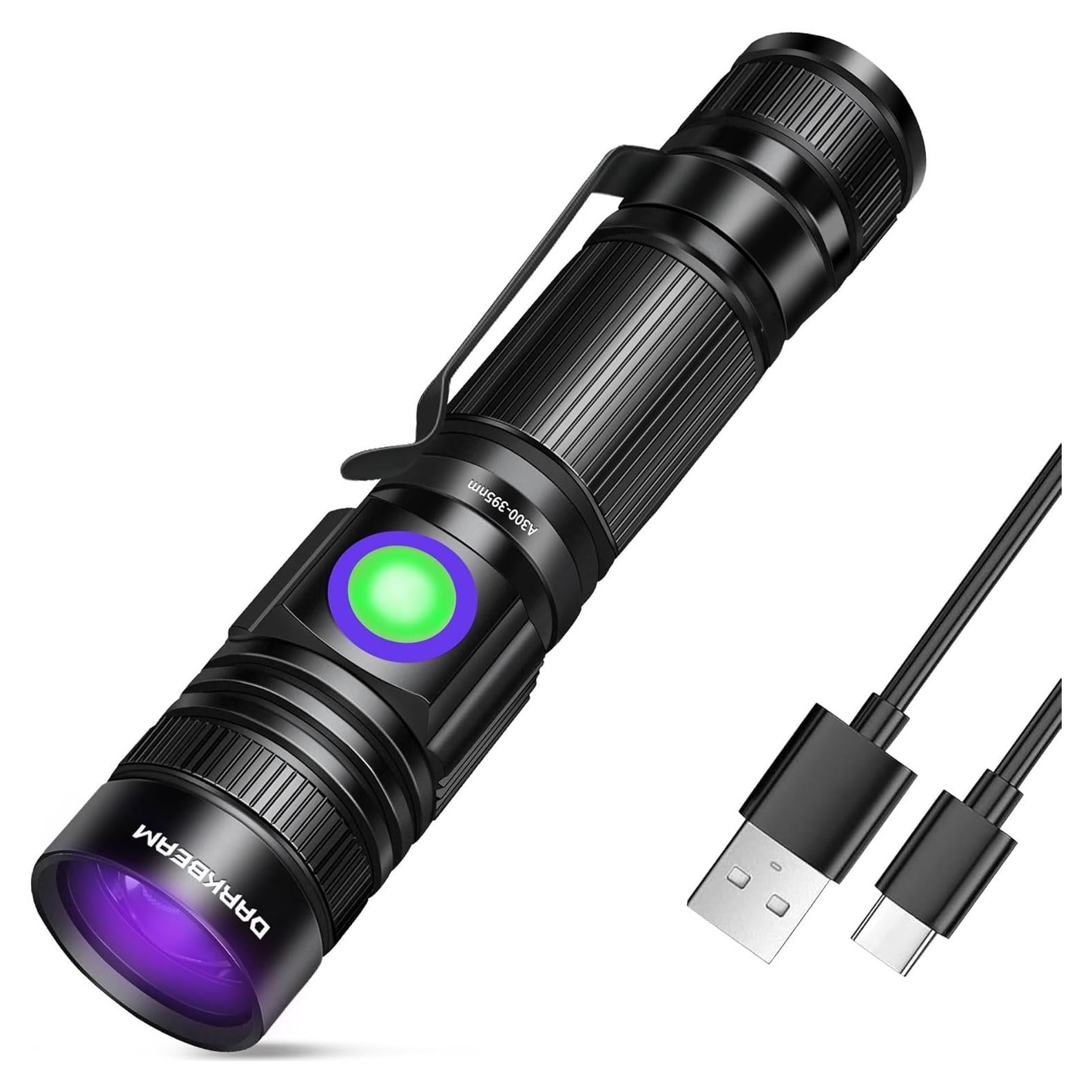 Linterna UV DARKBEAM A300 395nm Recargable USB 10W