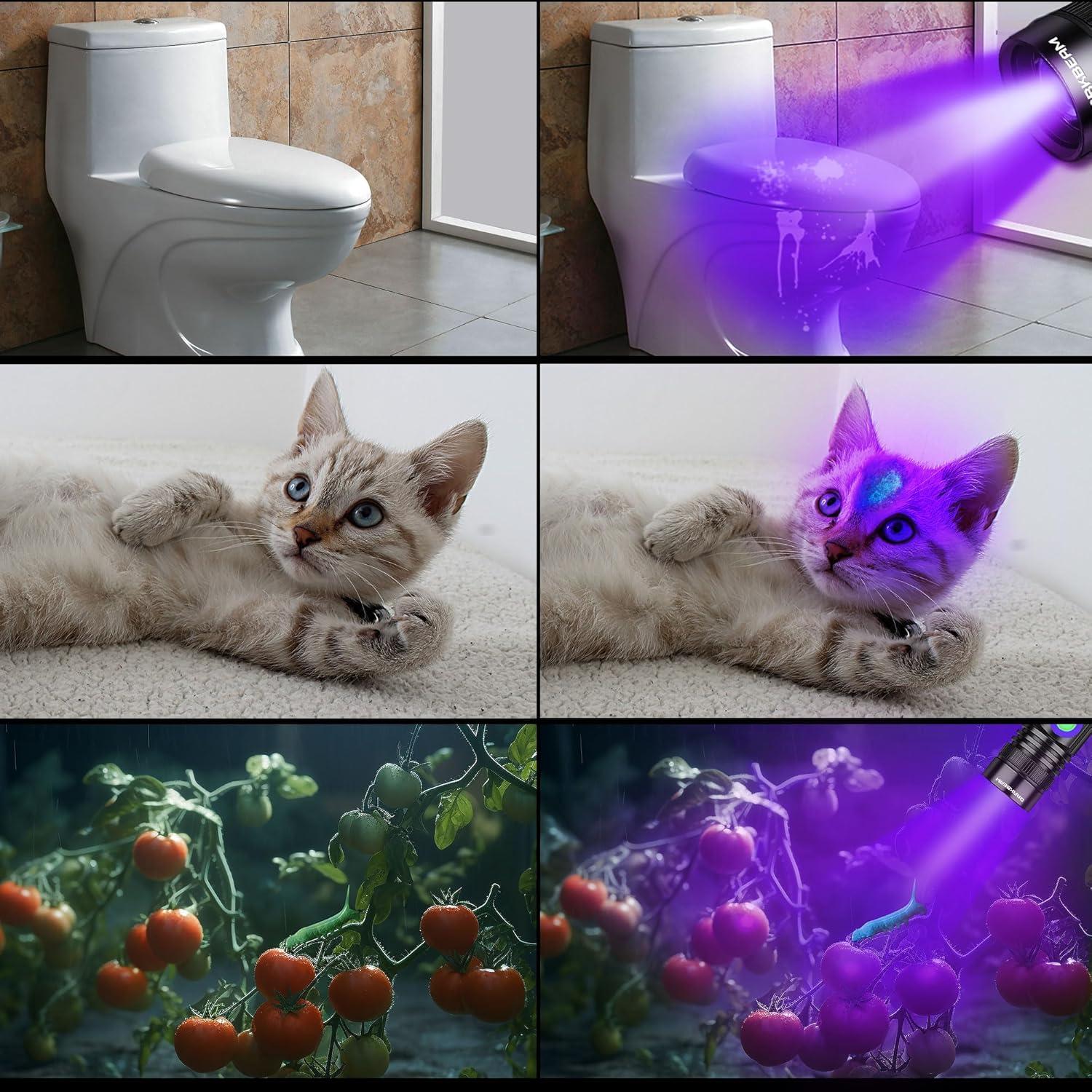 Linterna UV DARKBEAM A300 395nm Recargable USB 10W