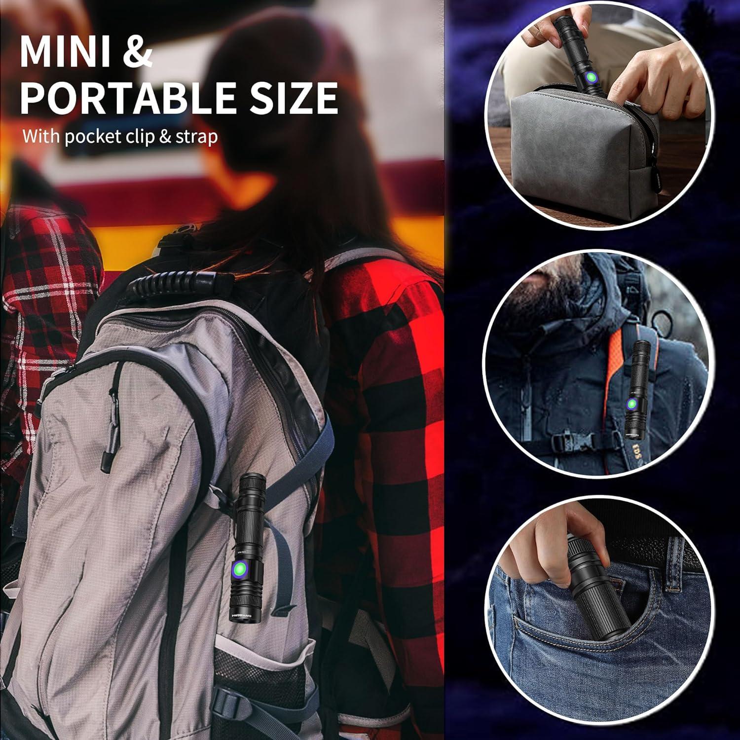 Linterna UV DARKBEAM A300 395nm Recargable USB 10W