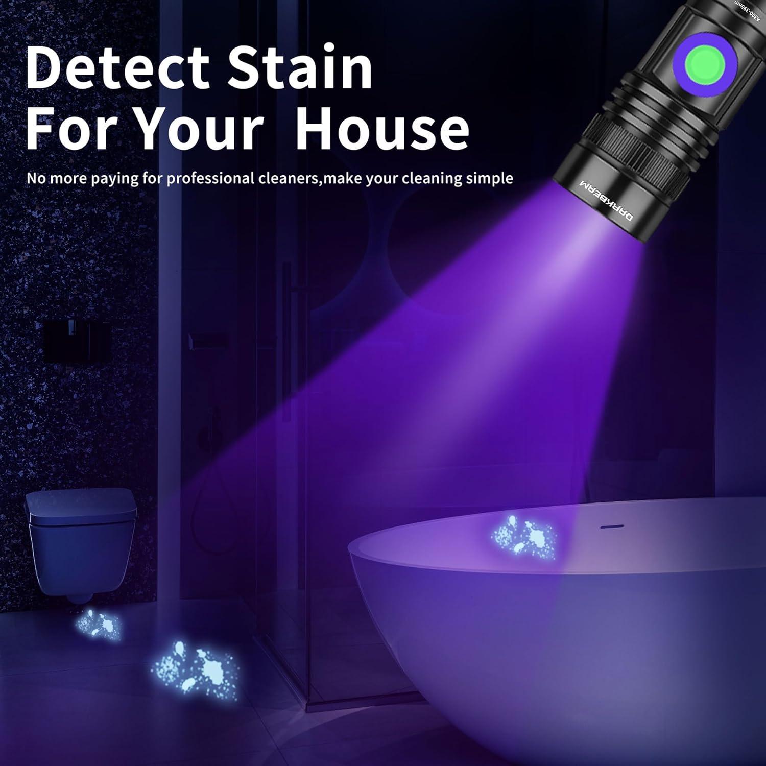 Linterna UV DARKBEAM A300 395nm Recargable USB 10W