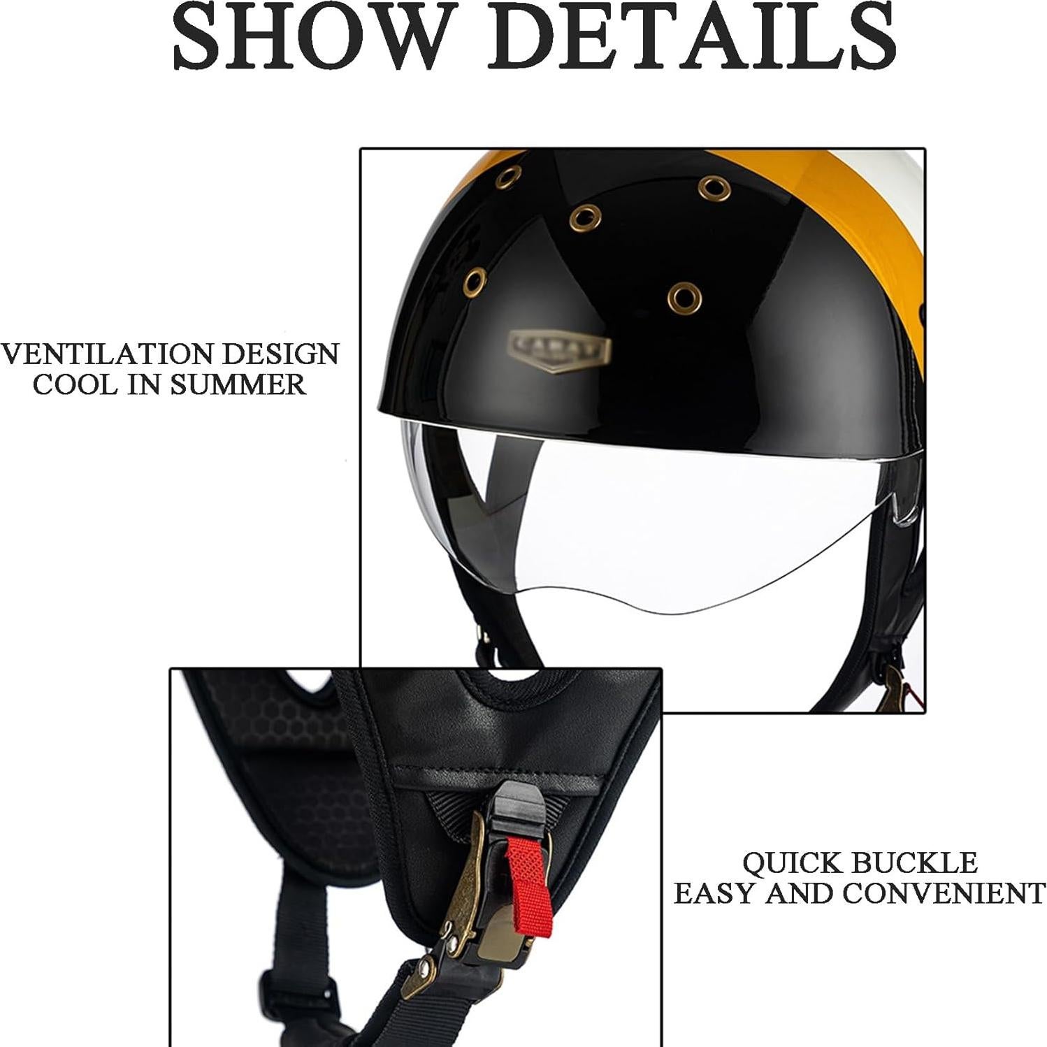 Casco Jet MDXDKJ Unisex ABS ECE DOT 57-64 cm