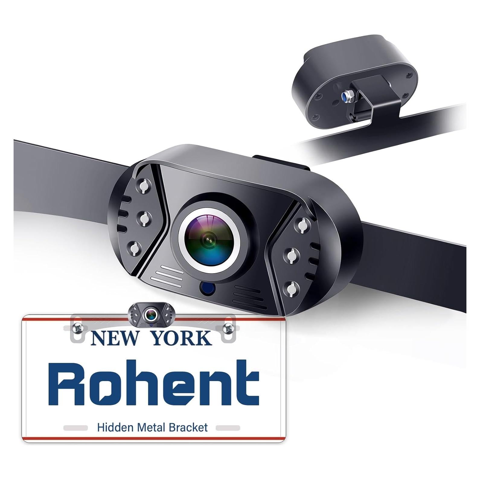 Cámara de Respaldo HD 1080P Rohent N11 - Visión Nocturna 170°