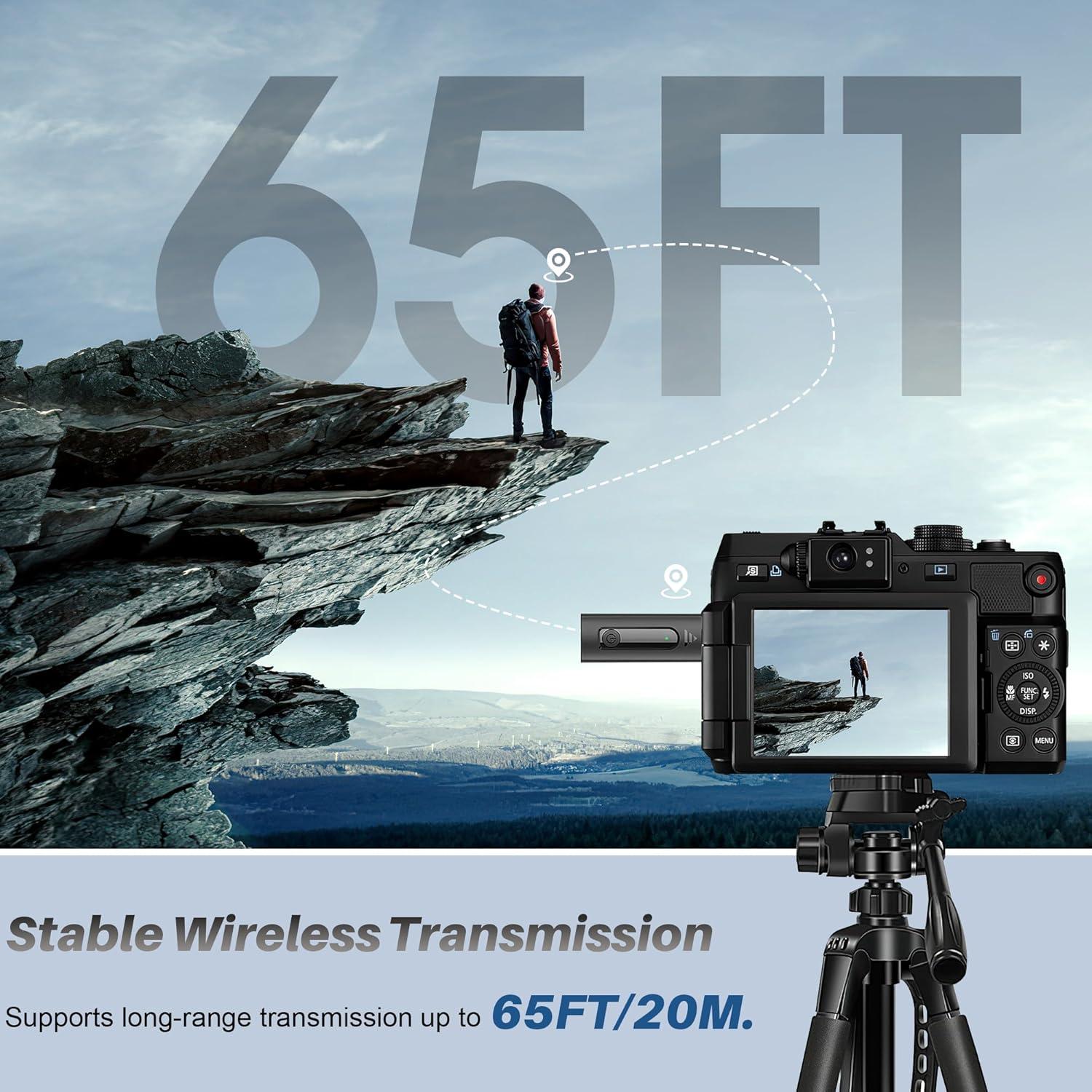 Micrófono Lavalier Inalámbrico LM320 - 2 Micrófonos Mini