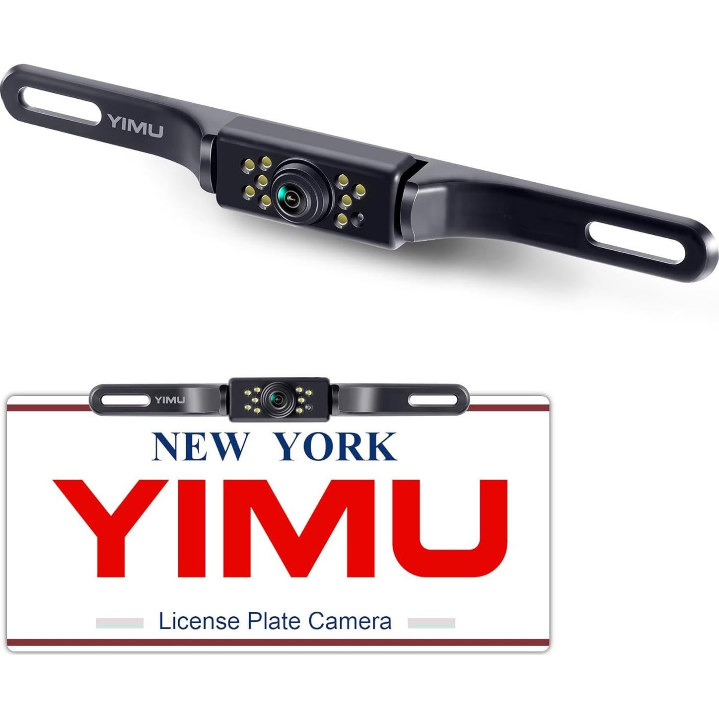 Cámara de Respaldo YIMU HD con 7 LEDs, Impermeable IP69K