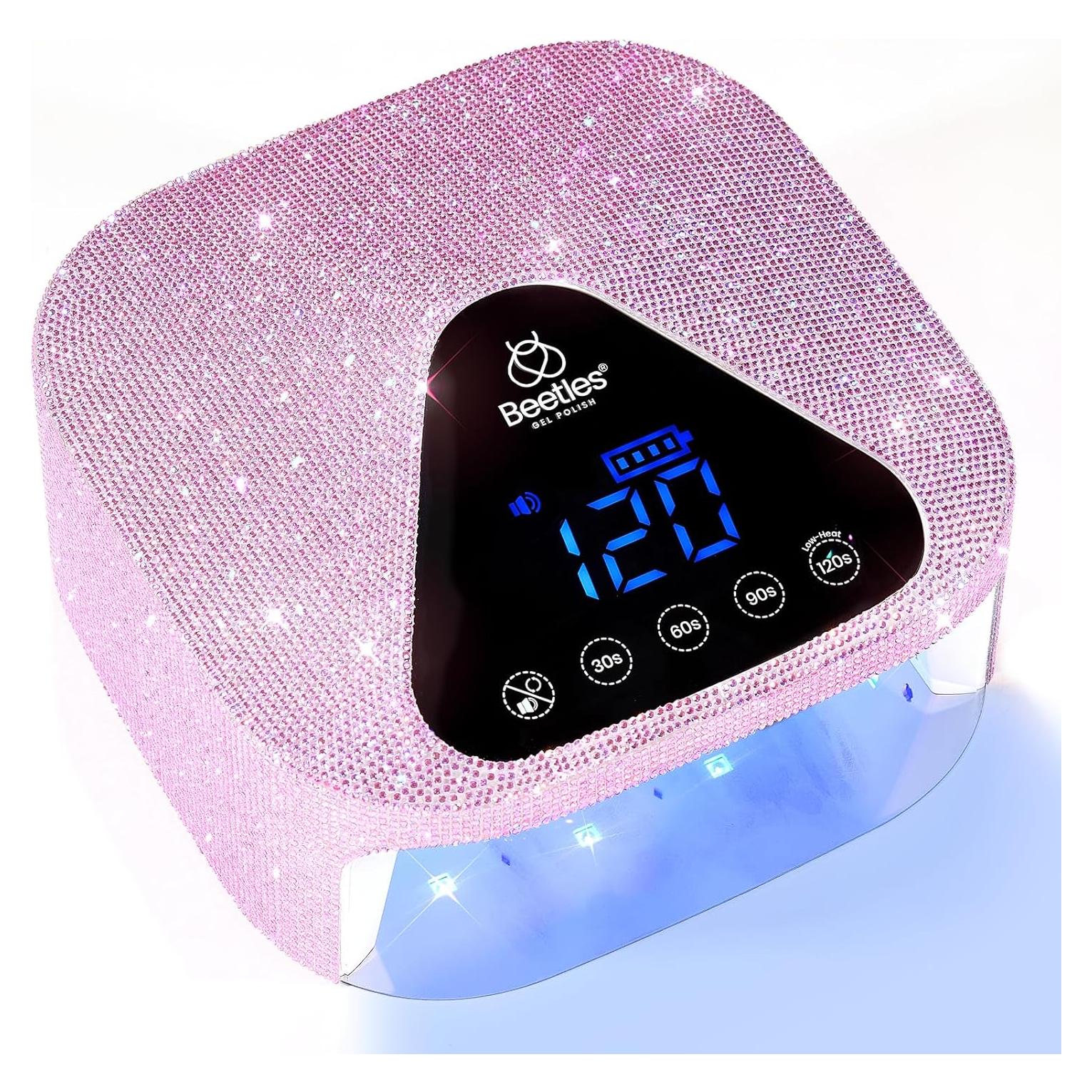 Lámpara UV Recargable Beetles con Rhinestones 4 Modos 1.41kg