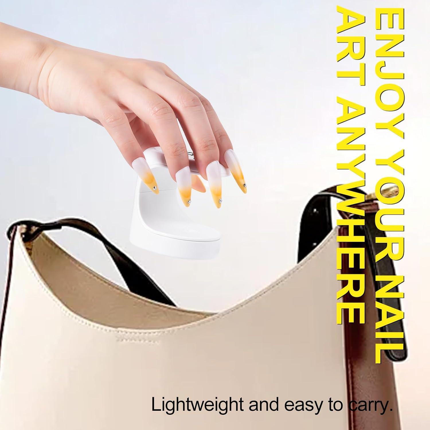 Mini Lámpara de Uñas UV/LED NXJ INFILILA 16W Portátil