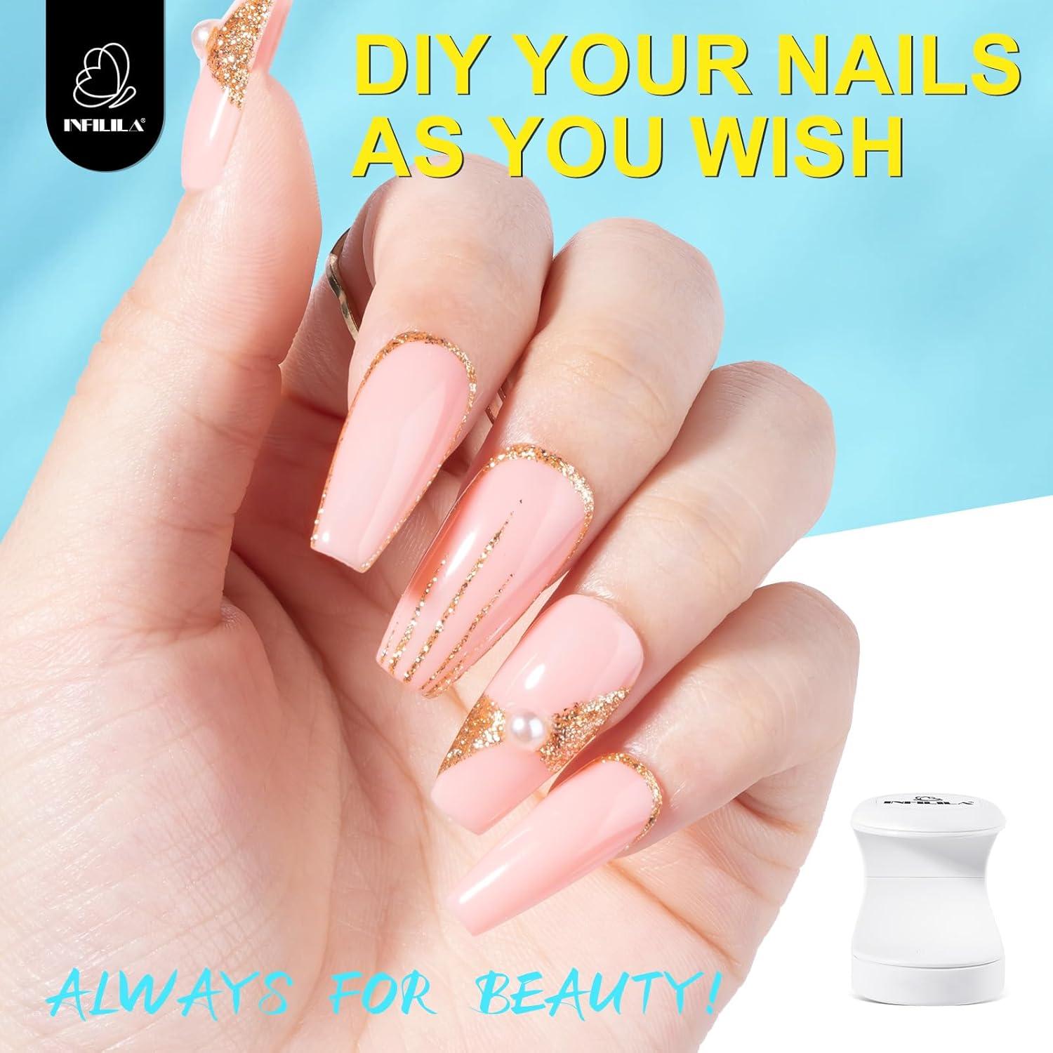 Mini Lámpara de Uñas UV/LED NXJ INFILILA 16W Portátil