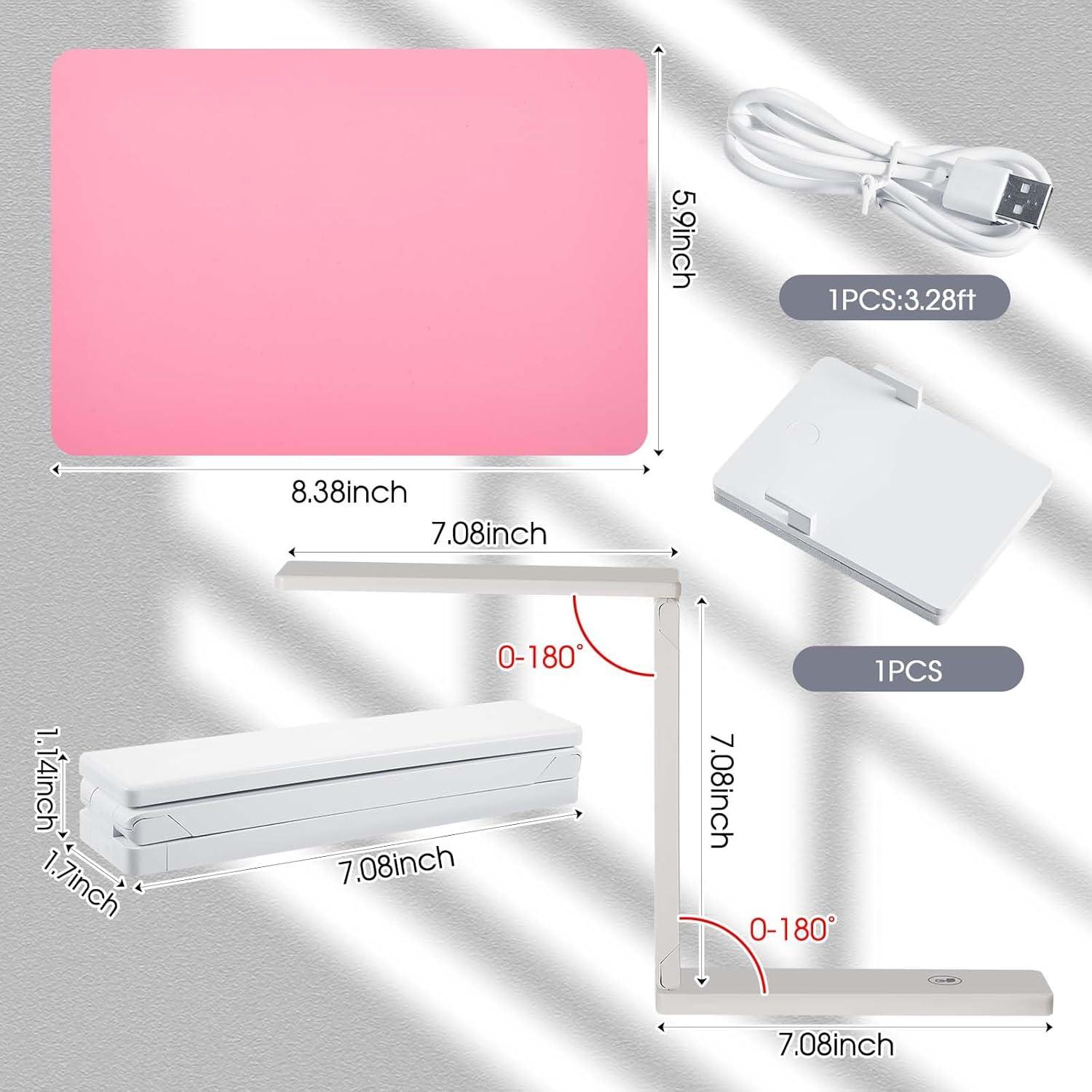 Luz UV Plegable VIHOSE para Curado de Resina con Almohadilla