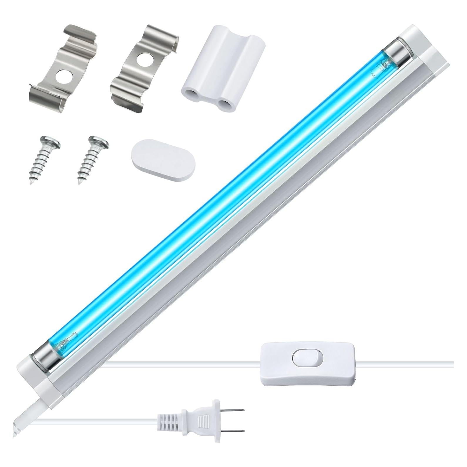 Lámpara UV Germicida Qualirey 8W Libre de Ozono 253.7nm