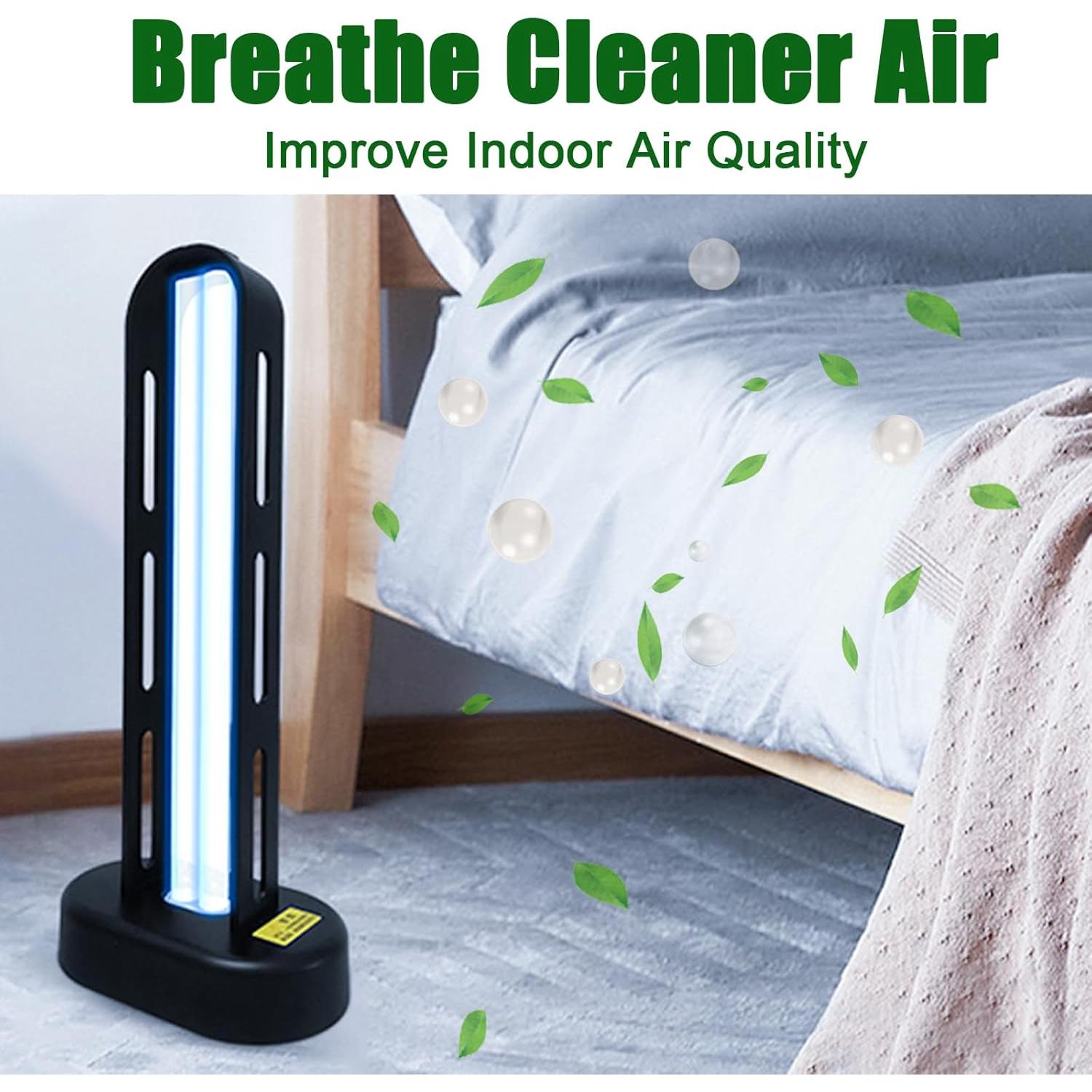 Luz UVC Desinfectante 2x38W MTP con Temporizador 15/30/60 min