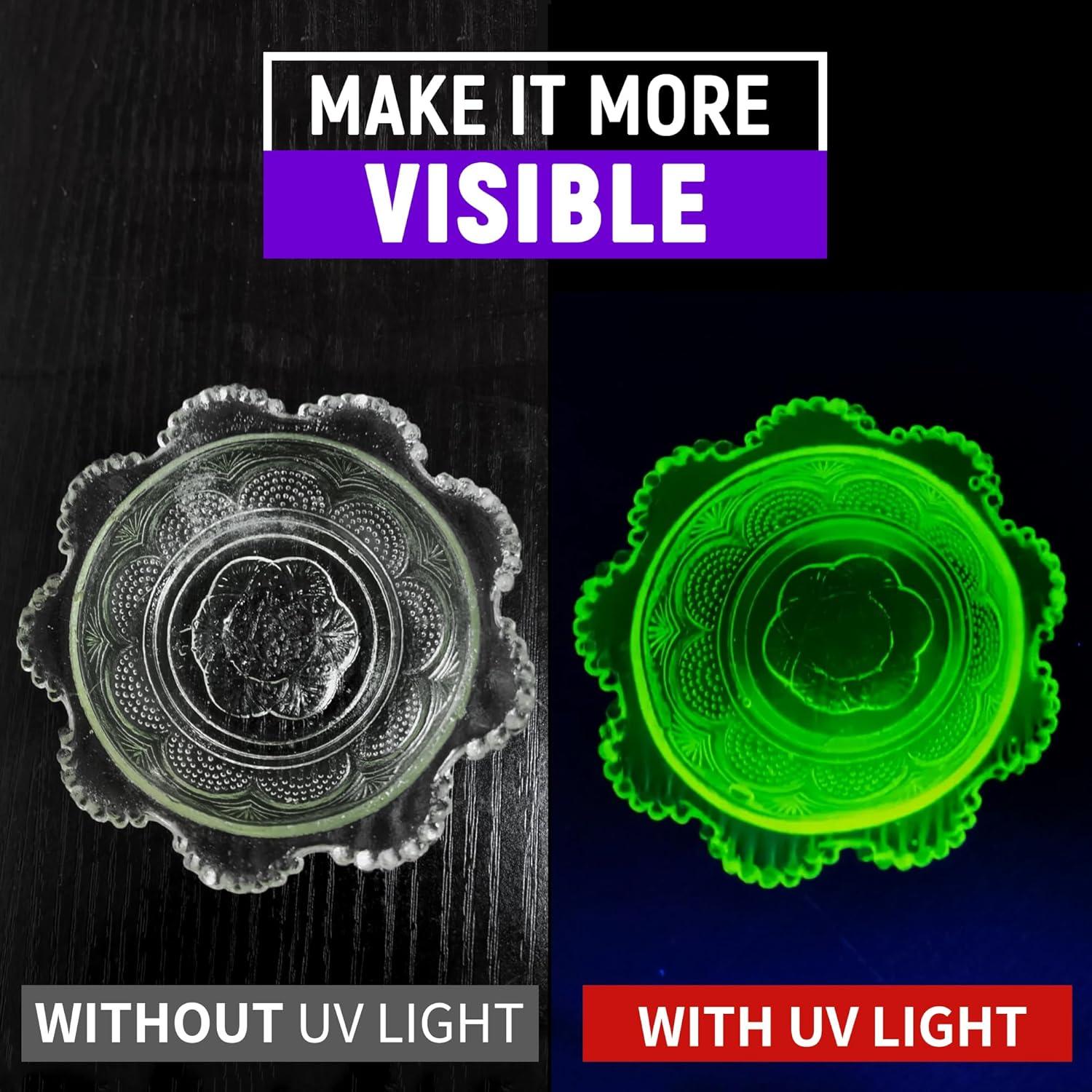 Linterna UV Recargable VMTENMV Mini 395nm LED 10W