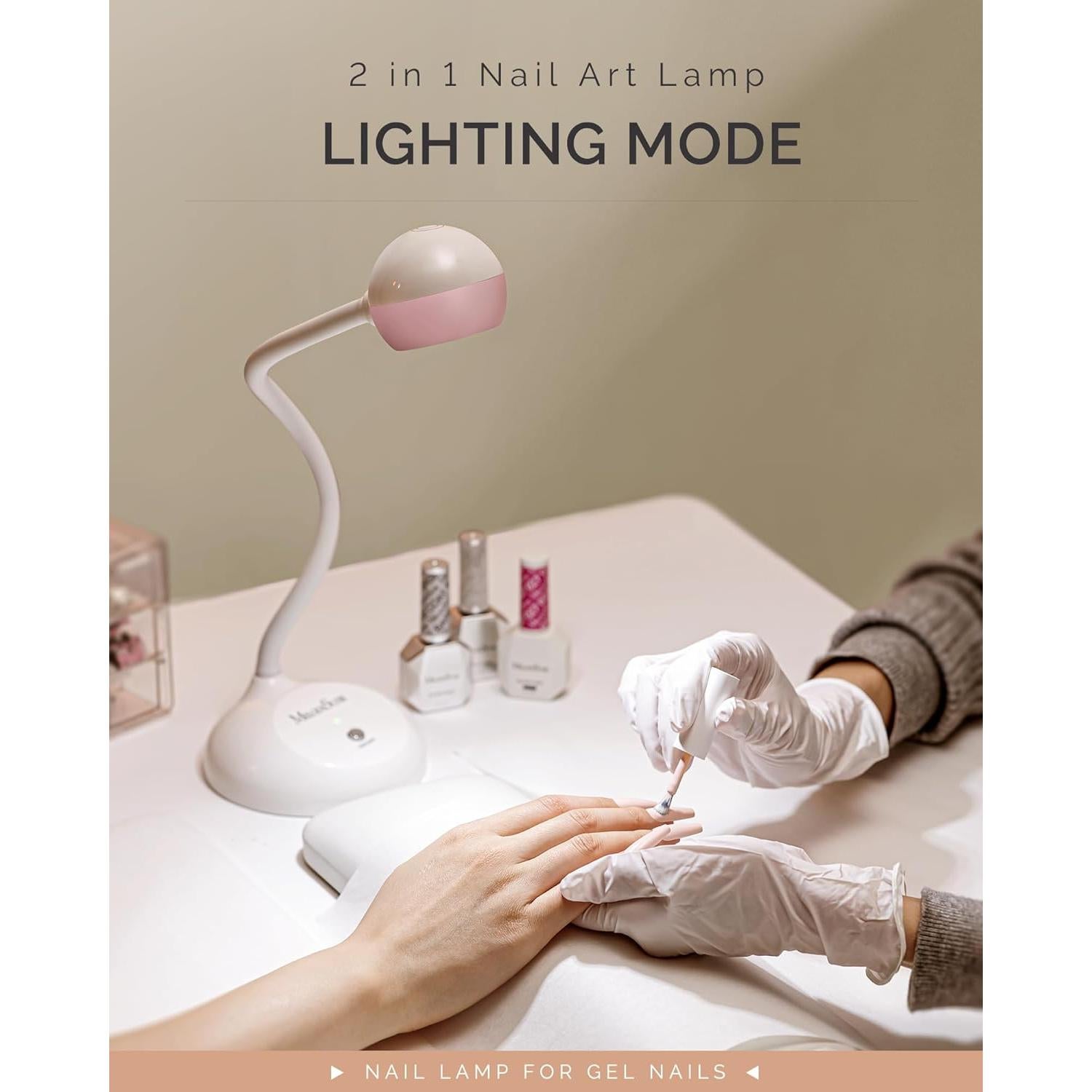 Lámpara de Uñas Profesional MelodySusie 2 en 1 Inalámbrica