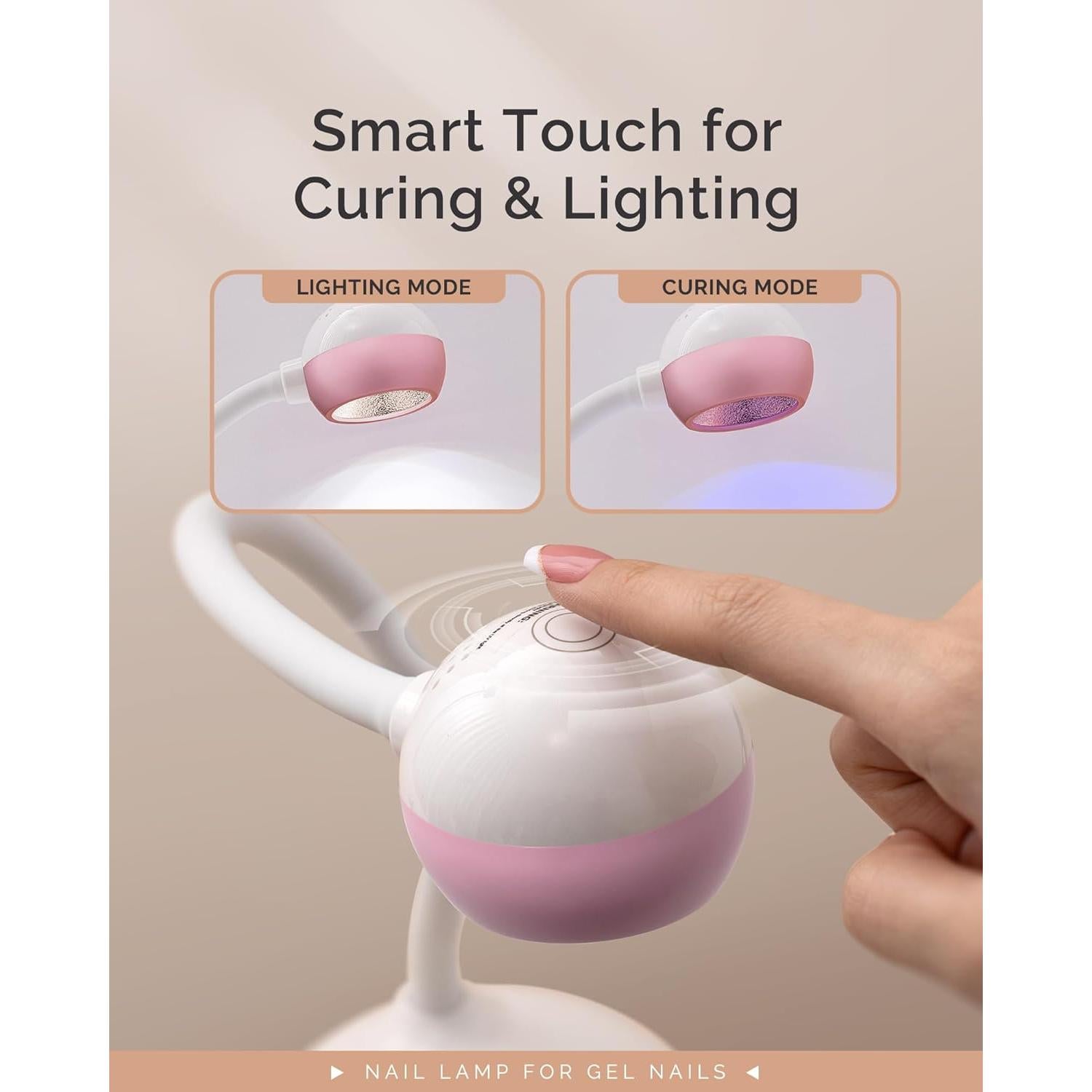 Lámpara de Uñas Profesional MelodySusie 2 en 1 Inalámbrica