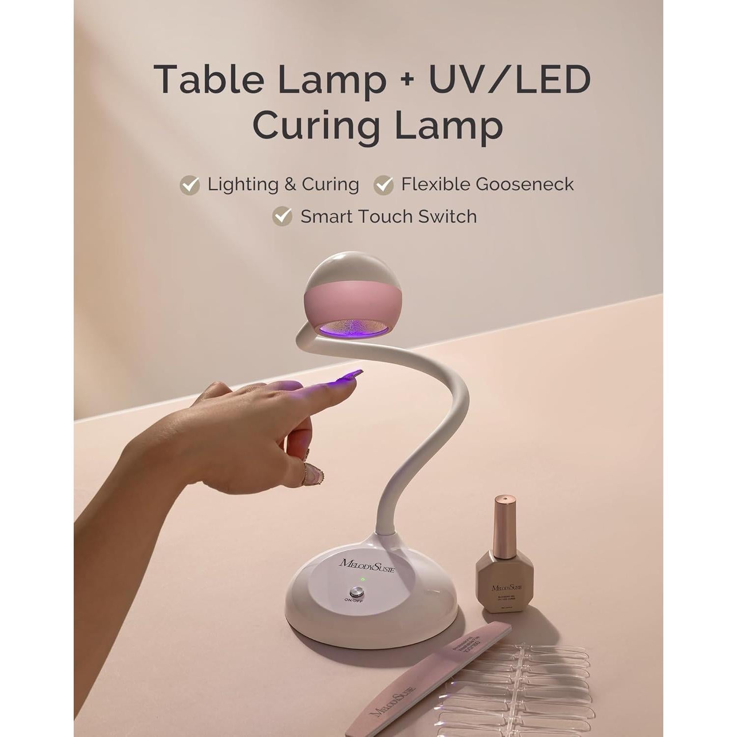 Lámpara de Uñas Profesional MelodySusie 2 en 1 Inalámbrica