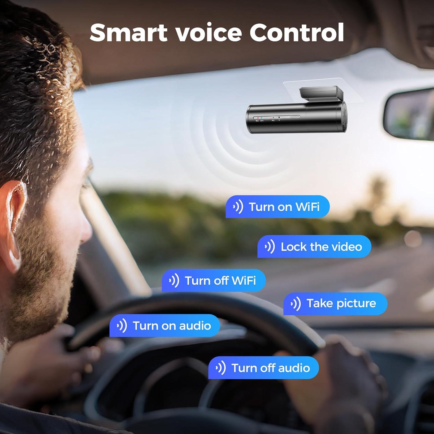 Cámara Dash AZDOME M300S 4K Doble Delantera y Trasera GPS