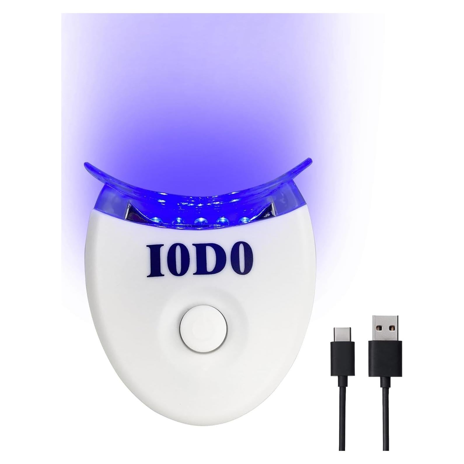 Rechargeable Teeth Whitening Light 5 LED Blue UV Teeth Whitening Lamp Professional LED Accelerator Lights Only(Gel Not Included)